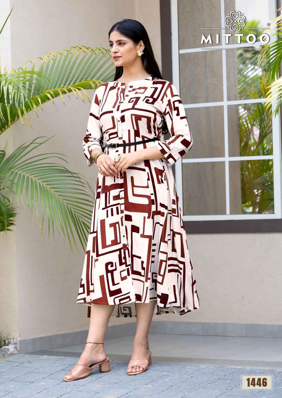 Mittoo Fashion Belt Vol 21 Rayon Kurti New Catalog ( 6 pcs Catalogue )