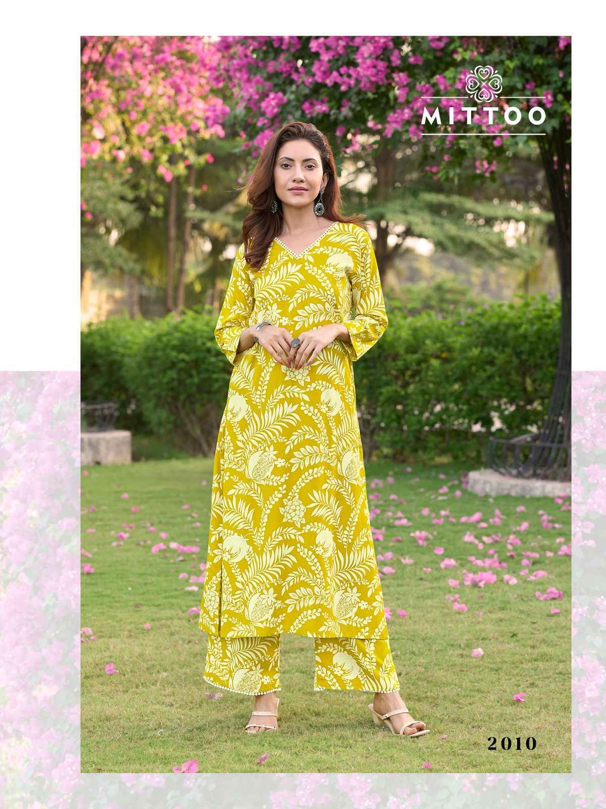 Mittoo Sulekha Vol 2 Rayon Kurti With Bottom New Catalog ( 6 pcs Catalogue