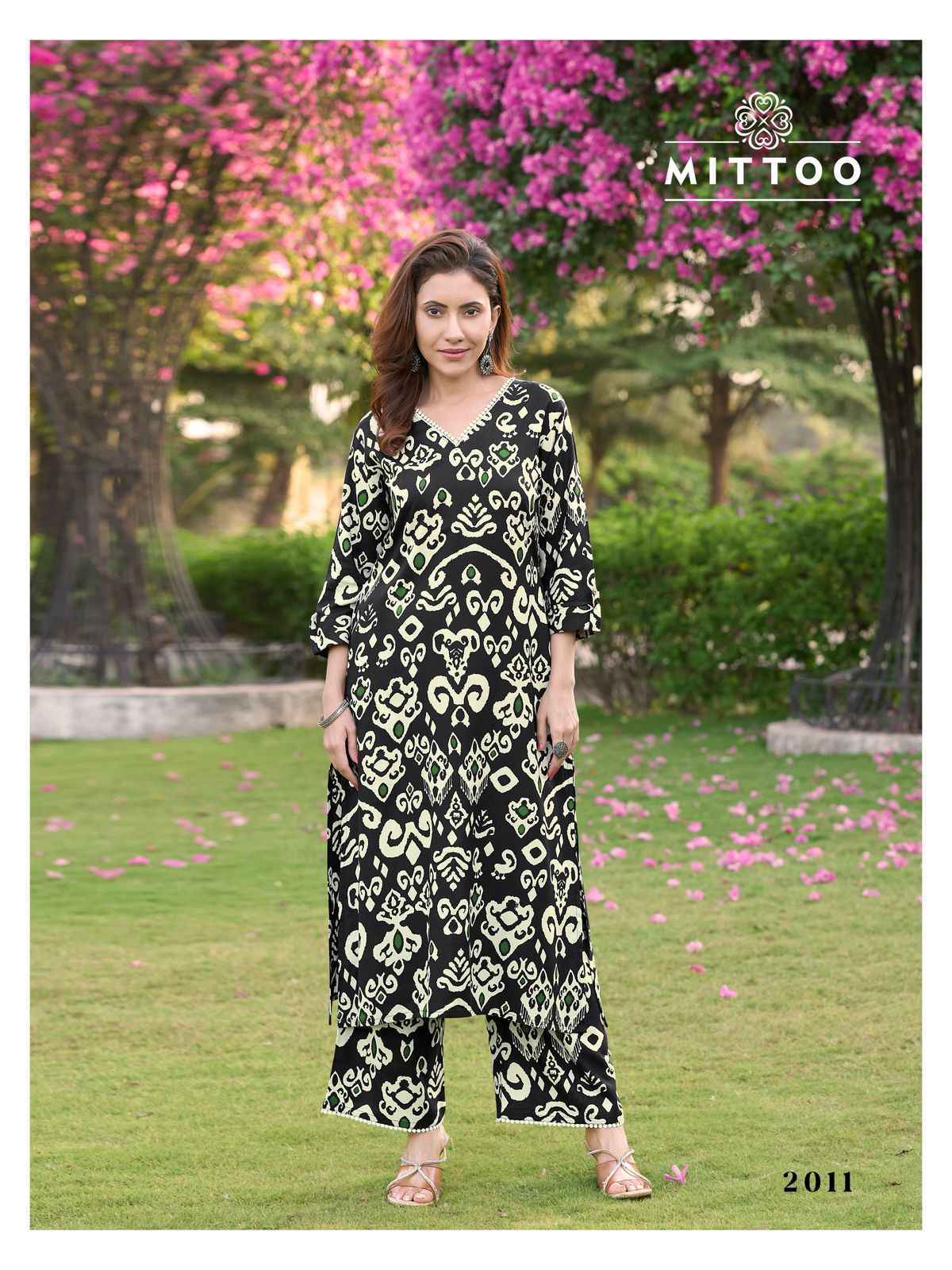 Mittoo Sulekha Vol 2 Rayon Kurti With Bottom New Catalog ( 6 pcs Catalogue
