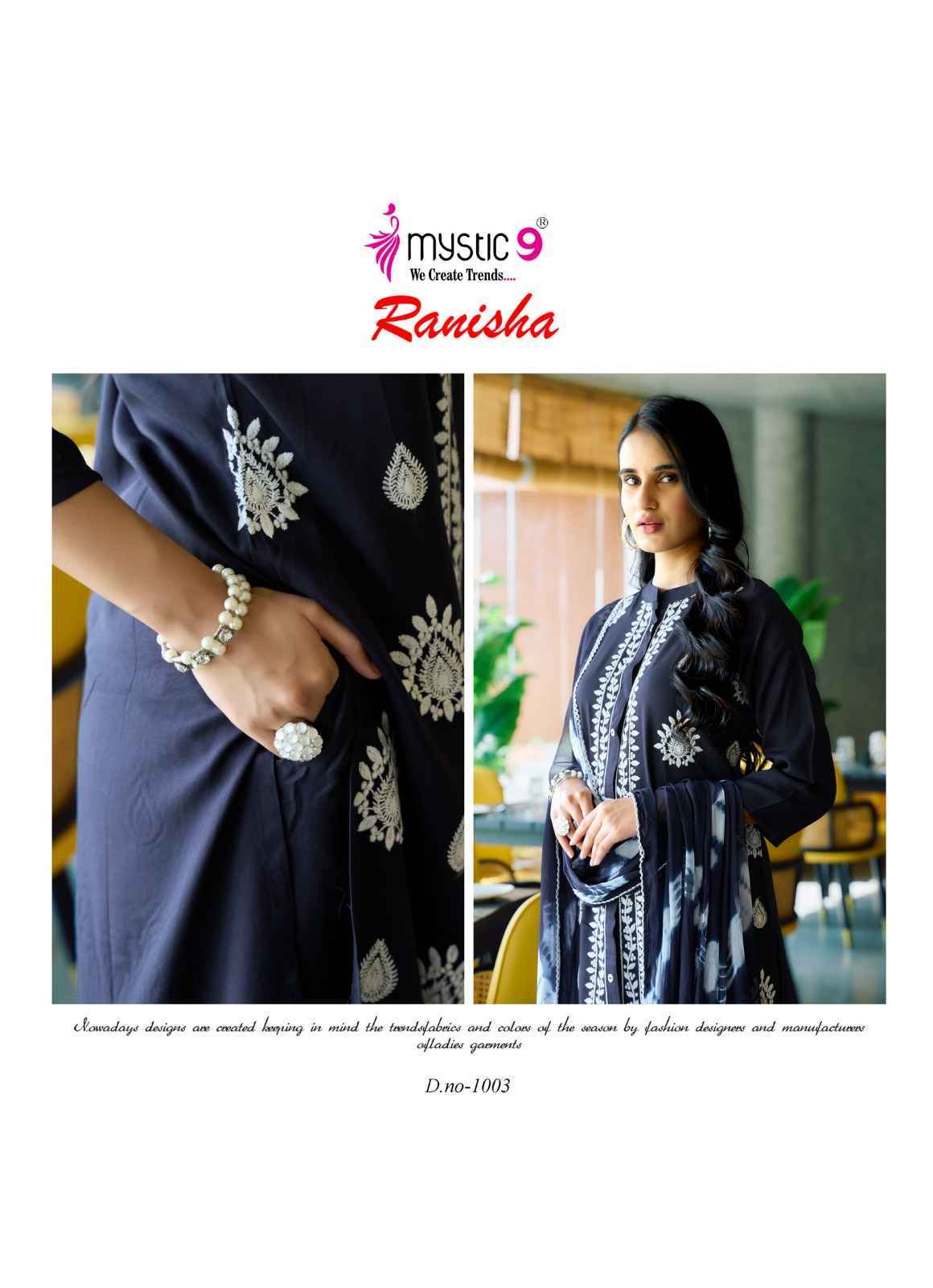 Mystic 9 Ranisha Vol 1 Rayon Kurti Combo Set Wholesale Rate ( 4 Pcs Catalog )