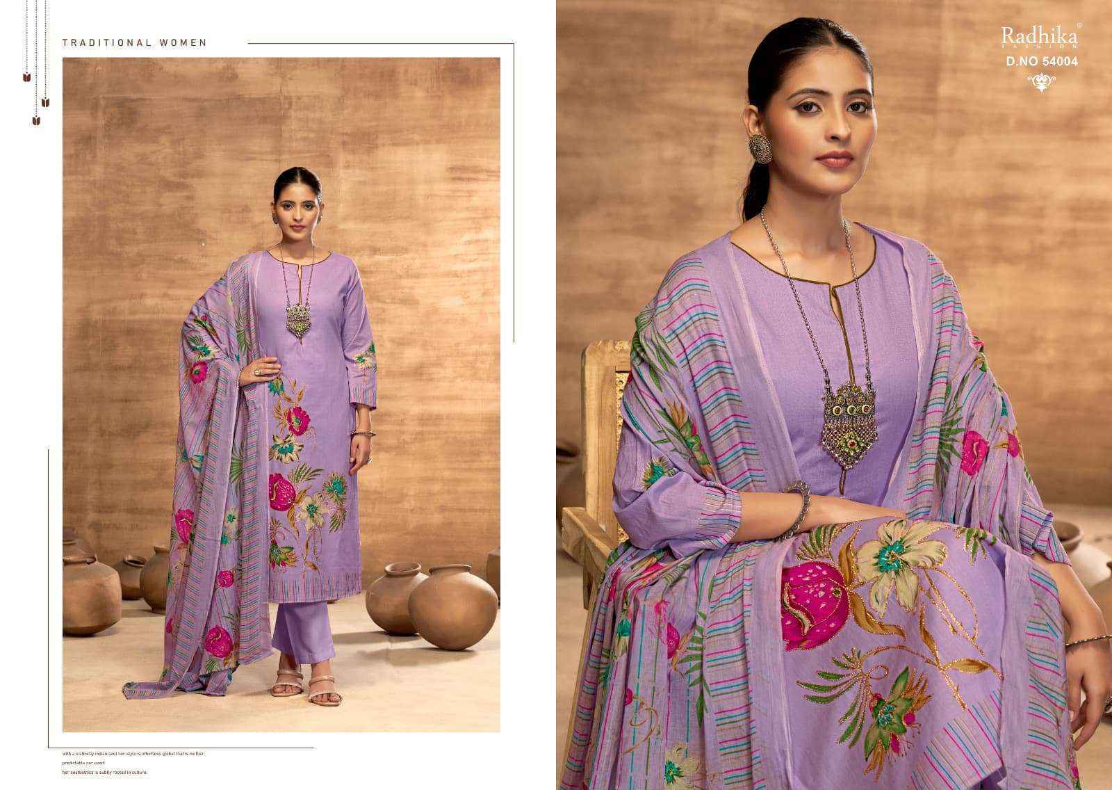 Radhika Fashion Azara Sabhnam Lawn Cotton Salwar Kameez Wholesale Rate ( 4 Pcs Catalog )++