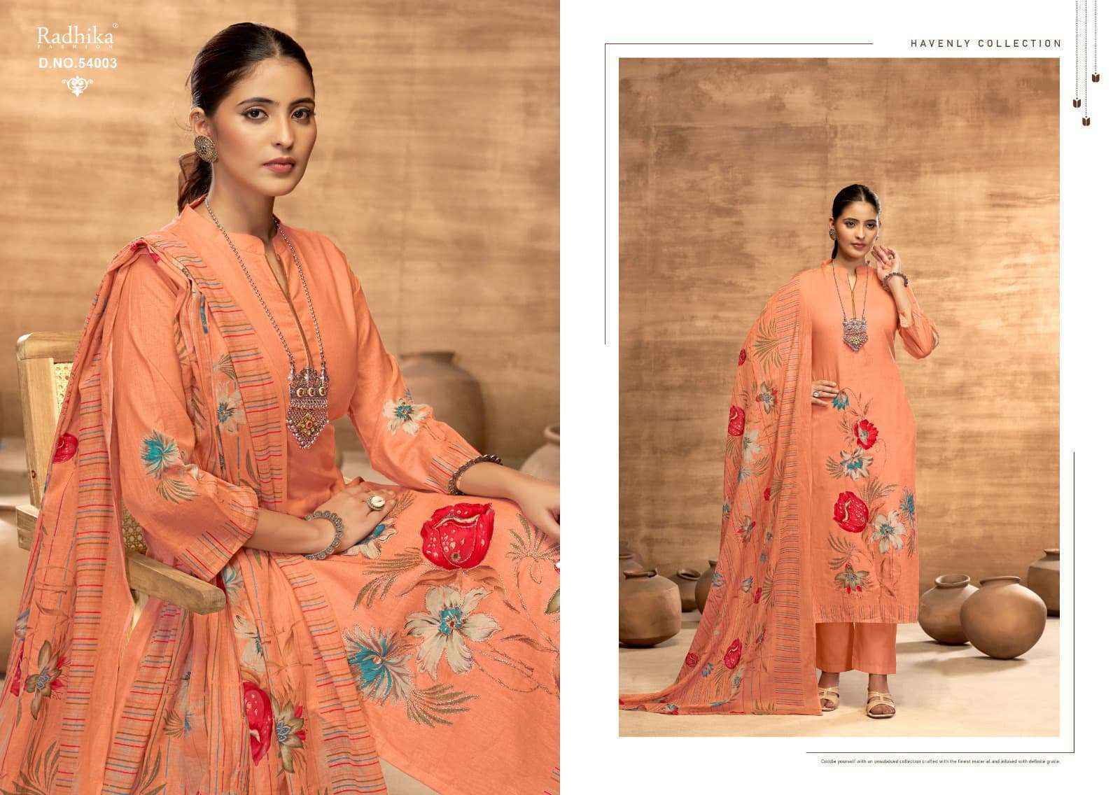 Radhika Fashion Azara Sabhnam Lawn Cotton Salwar Kameez Wholesale Rate ( 4 Pcs Catalog )++