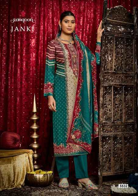 Rangoon Janki Musline Kurti Combo Wholesale Price ( 4 pcs Catalogue