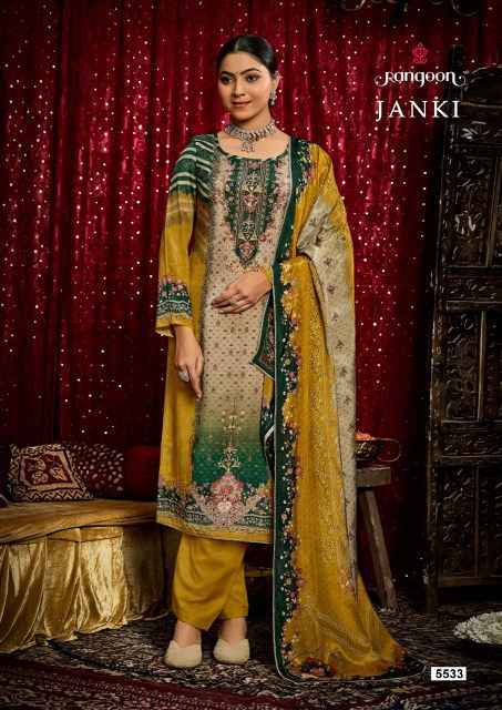 Rangoon Janki Musline Kurti Combo Wholesale Price ( 4 pcs Catalogue