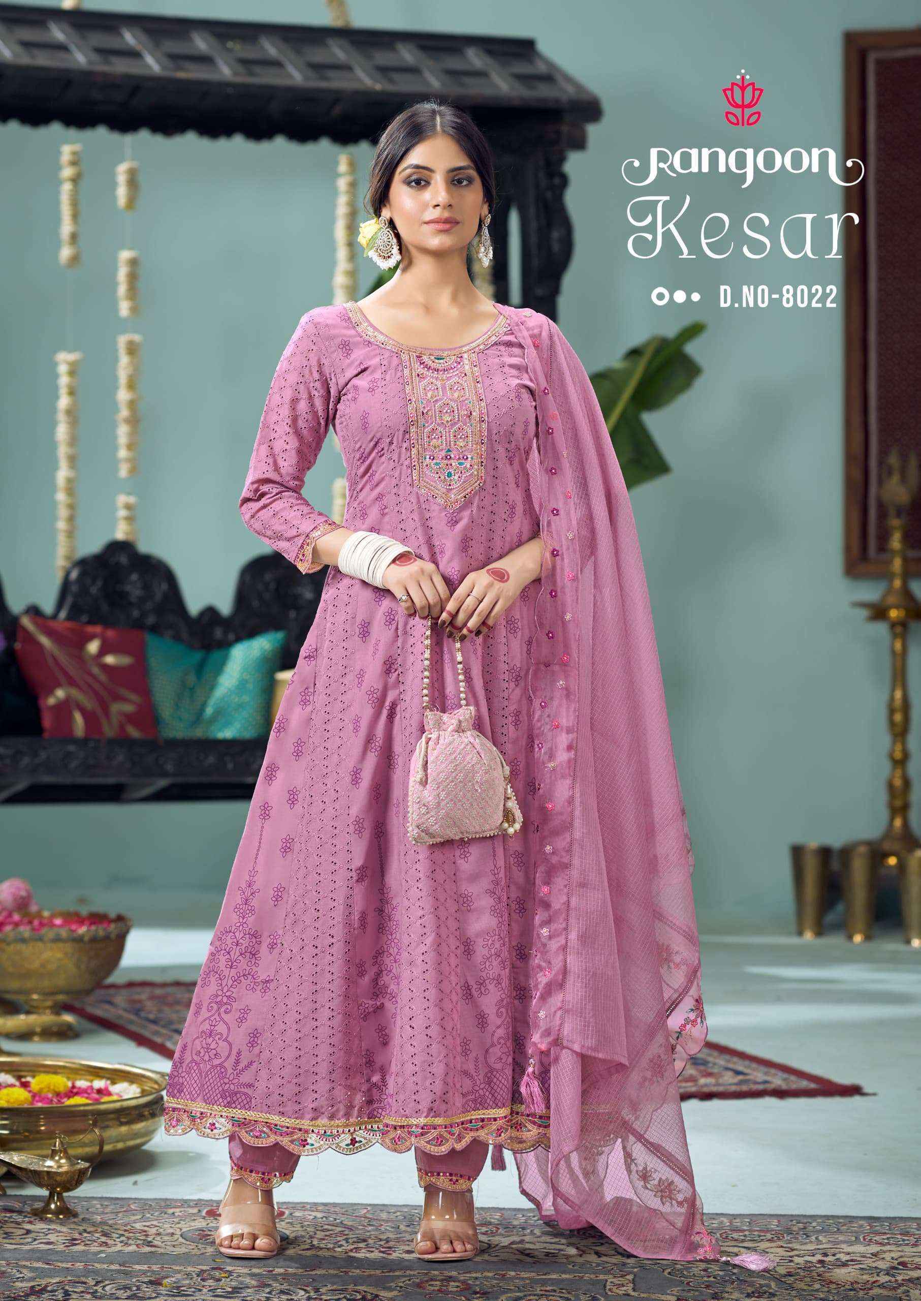 Rangoon Kesar Cotton Kurti Combo New Catalog Online Shopping ( 4 pcs Catalogue