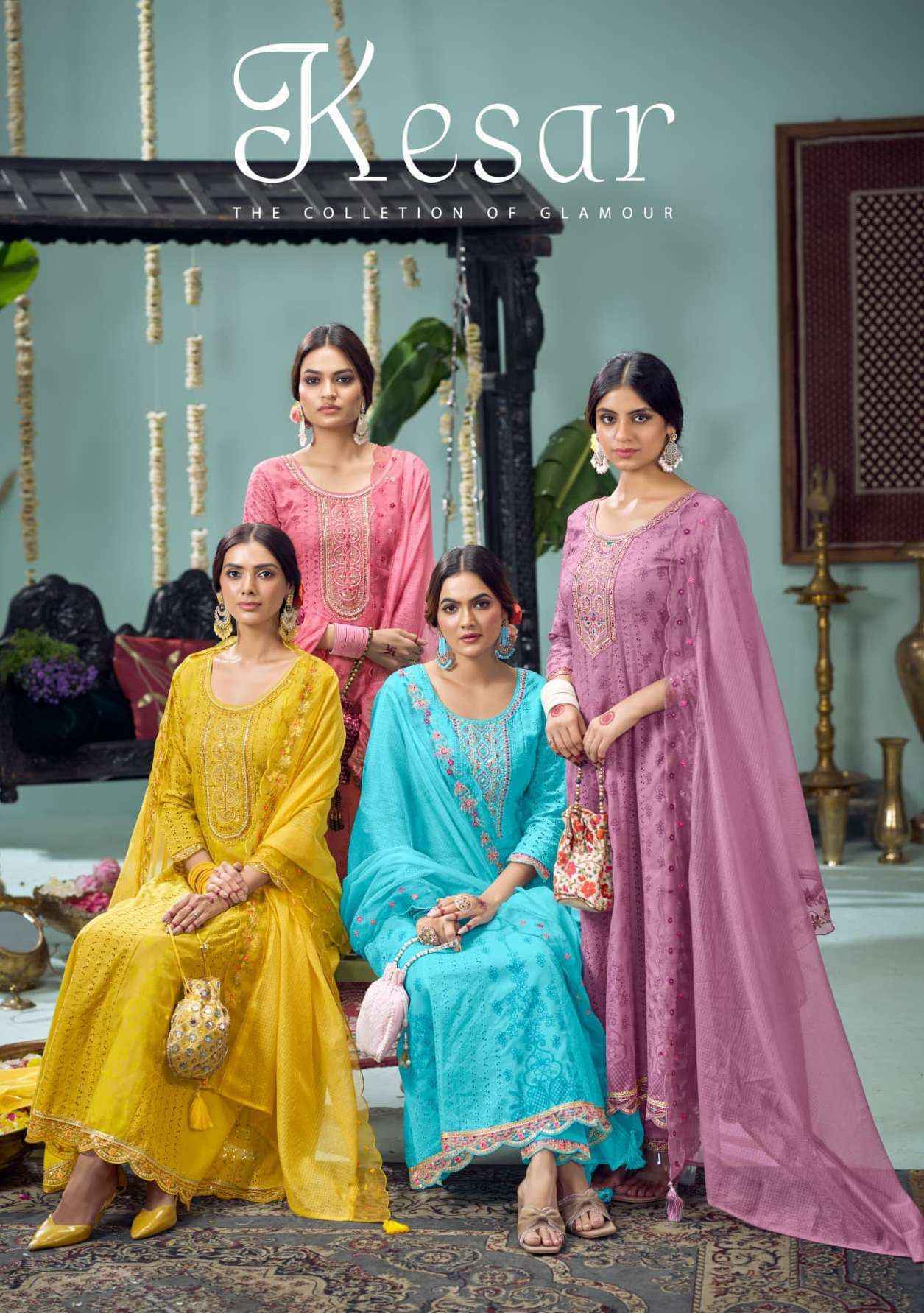 Rangoon Kesar Cotton Kurti Combo New Catalog Online Shopping ( 4 pcs Catalogue