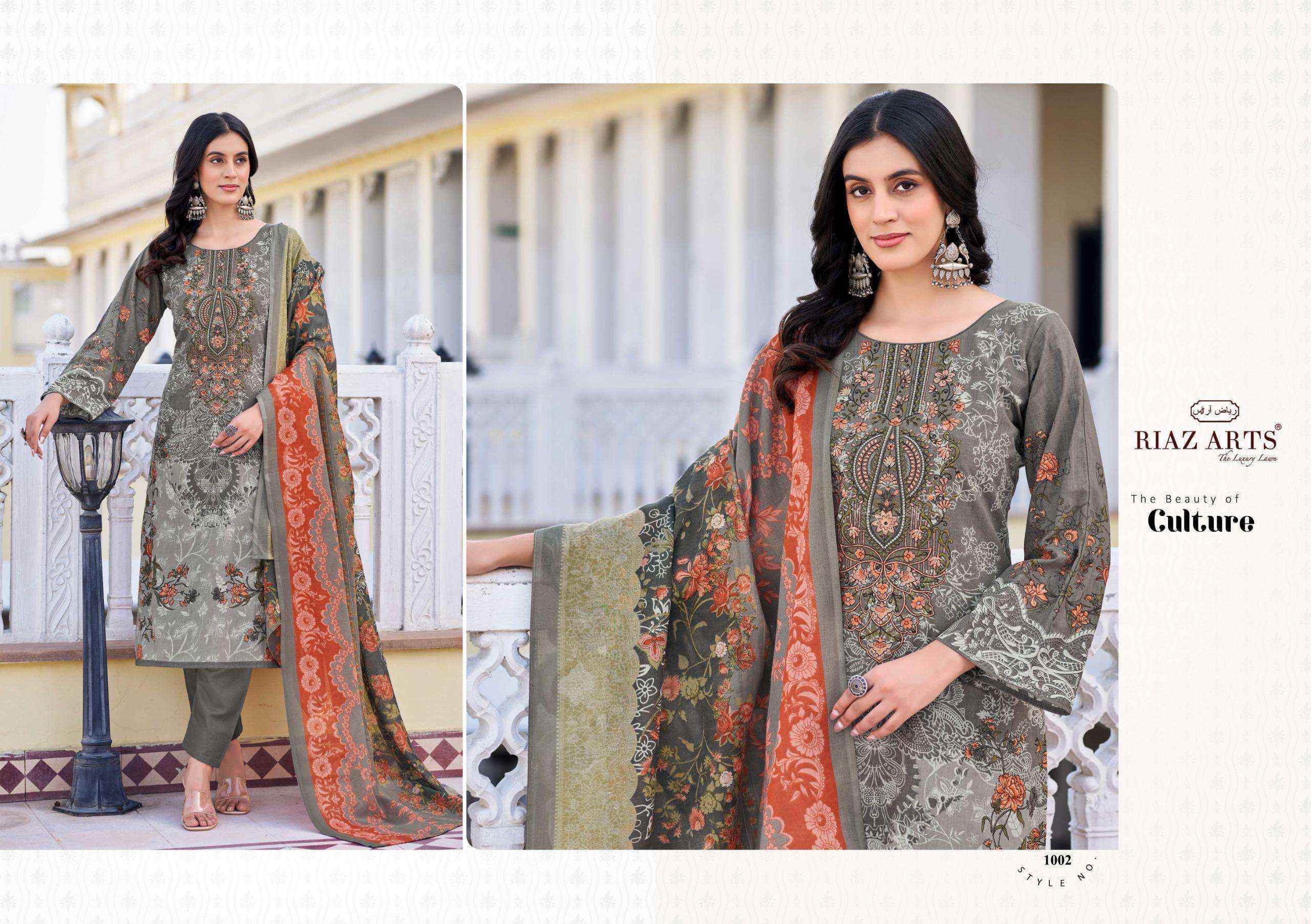 Riaz Arts Musafir Vol 26 Lawn Cotton Dress Material Wholesale Price ( 8 pcs Catalogue