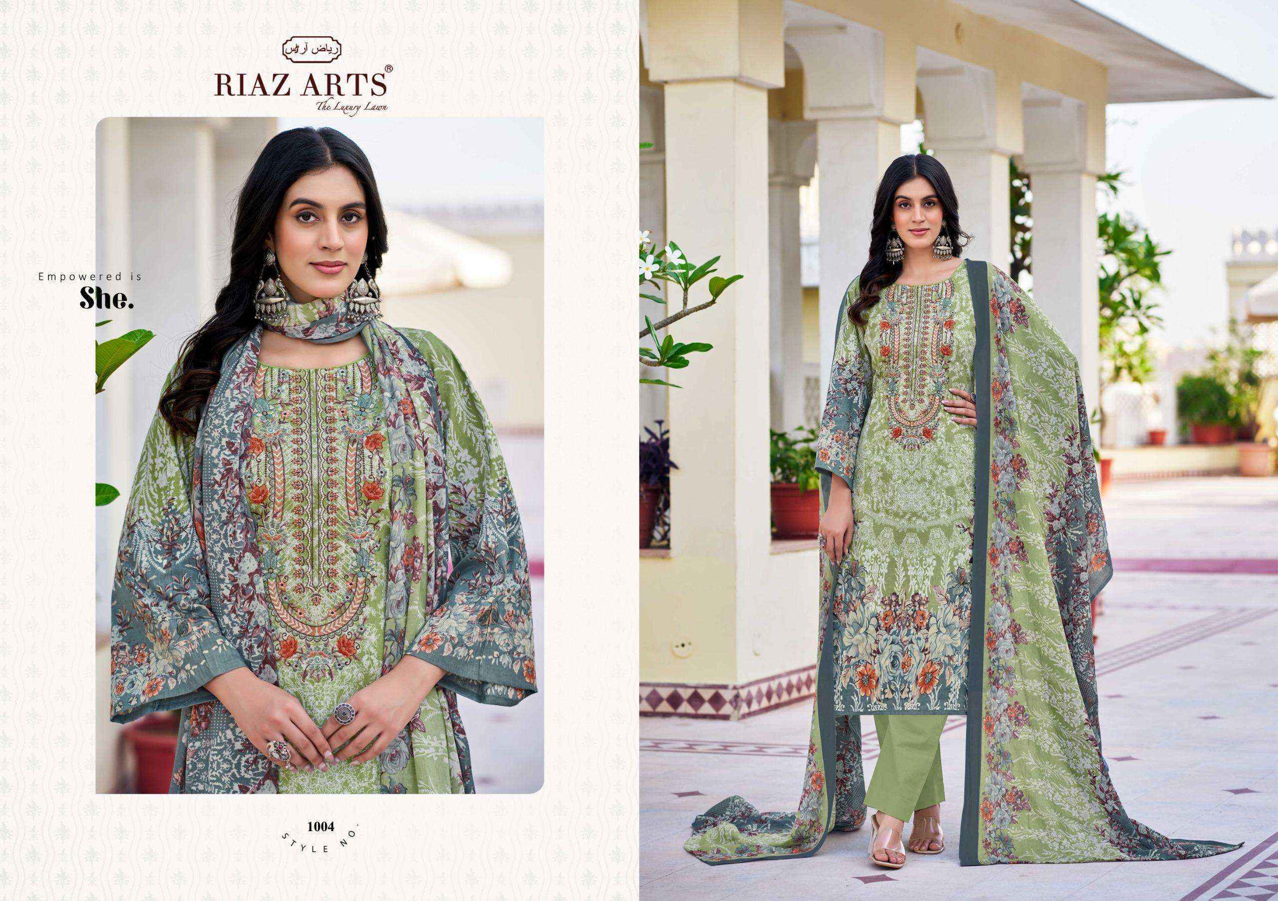 Riaz Arts Musafir Vol 26 Lawn Cotton Dress Material Wholesale Price ( 8 pcs Catalogue