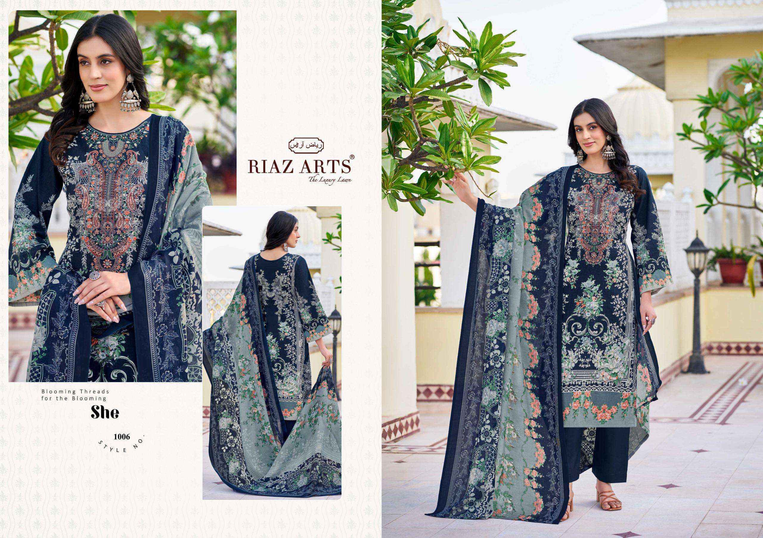 Riaz Arts Musafir Vol 26 Lawn Cotton Dress Material Wholesale Price ( 8 pcs Catalogue