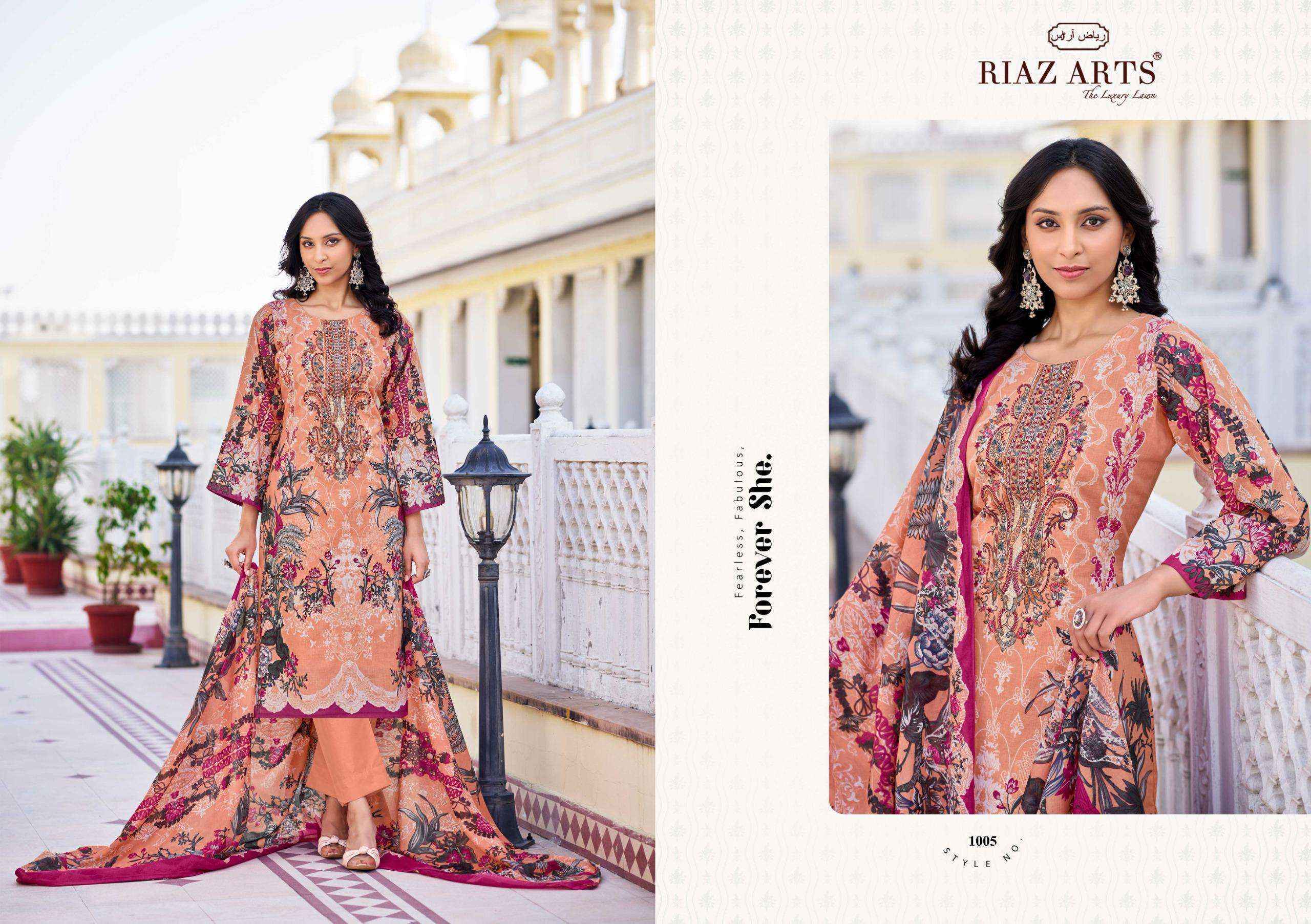Riaz Arts Musafir Vol 26 Lawn Cotton Dress Material Wholesale Price ( 8 pcs Catalogue