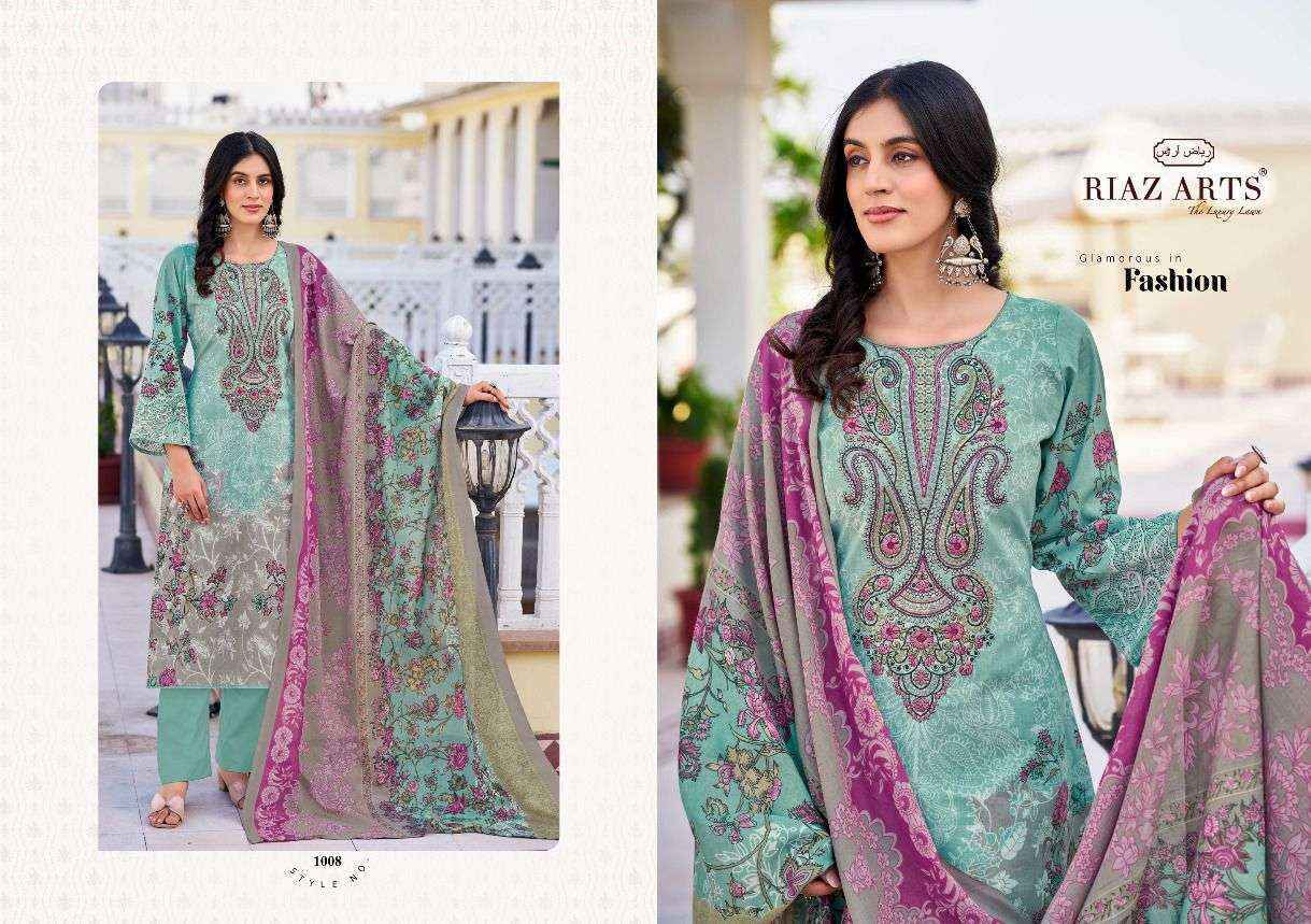 Riaz Arts Musafir Vol 26 Lawn Cotton Dress Material Wholesale Price ( 8 pcs Catalogue