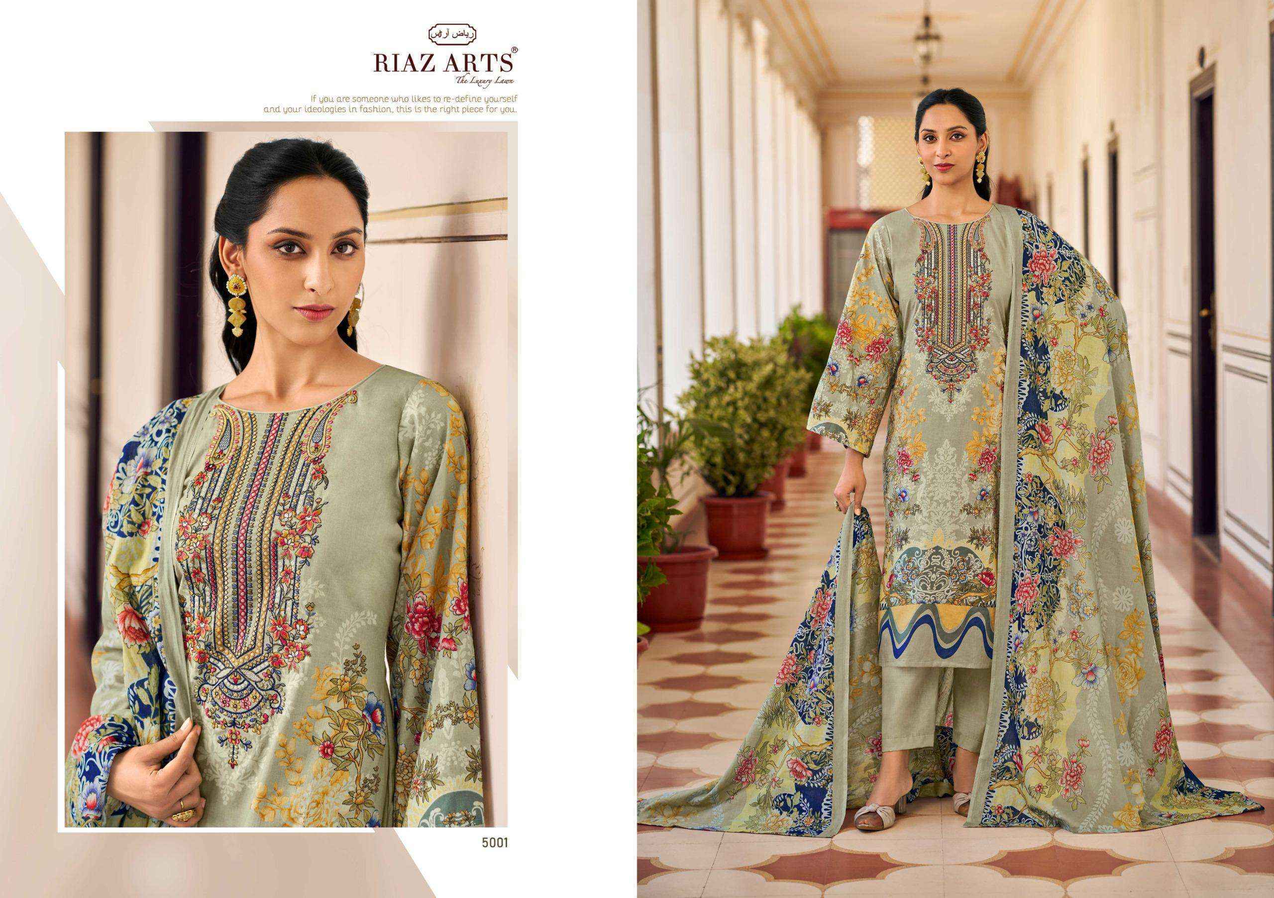Riaz Arts Musafir Vol 28 Wholesale Lawn Cotton Dress Material ( 4 pcs Catalogue
