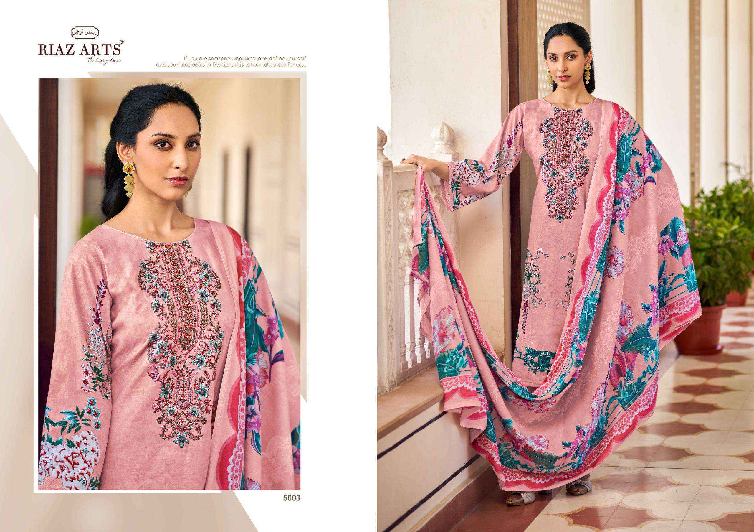 Riaz Arts Musafir Vol 28 Wholesale Lawn Cotton Dress Material ( 4 pcs Catalogue