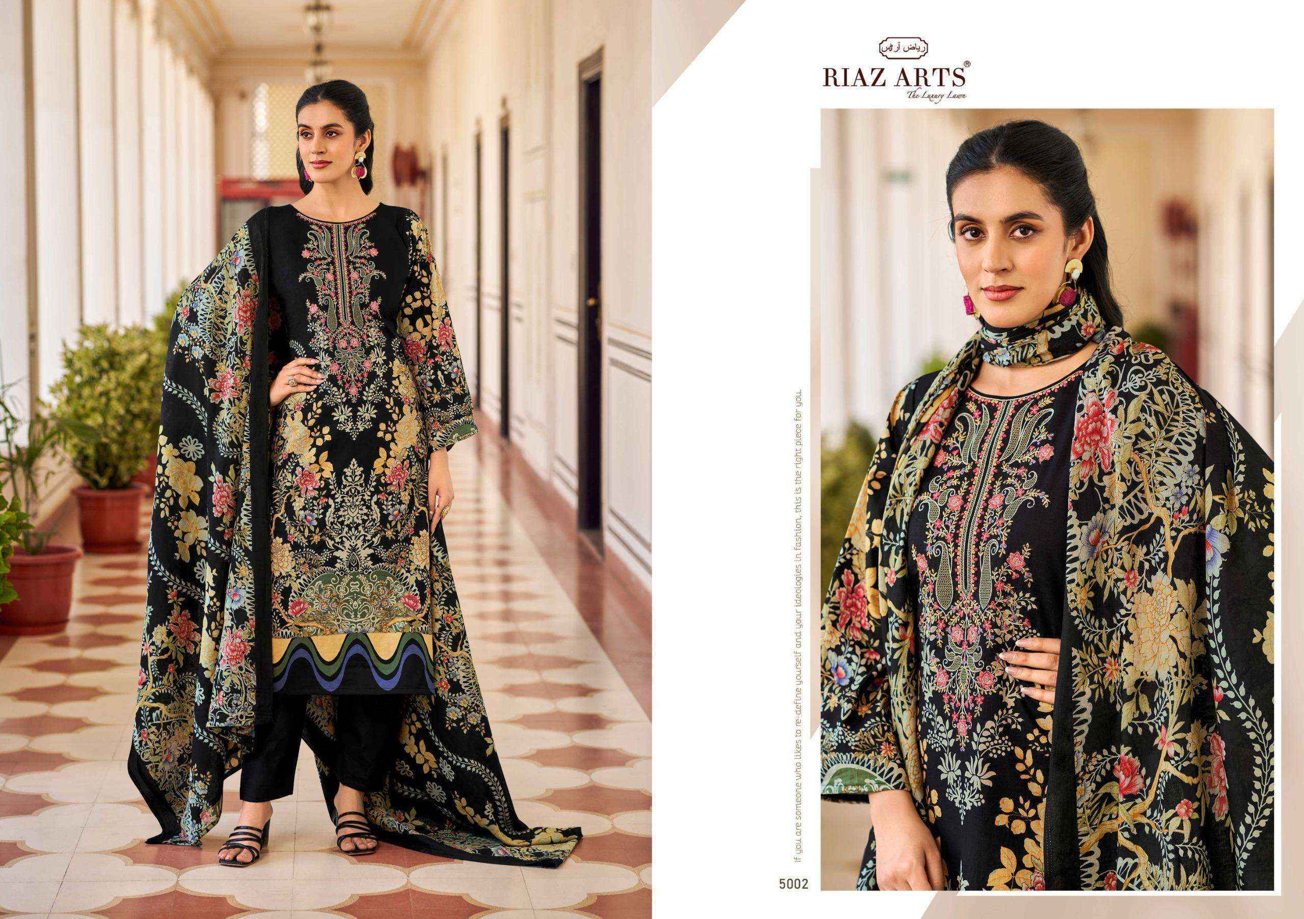 Riaz Arts Musafir Vol 28 Wholesale Lawn Cotton Dress Material ( 4 pcs Catalogue