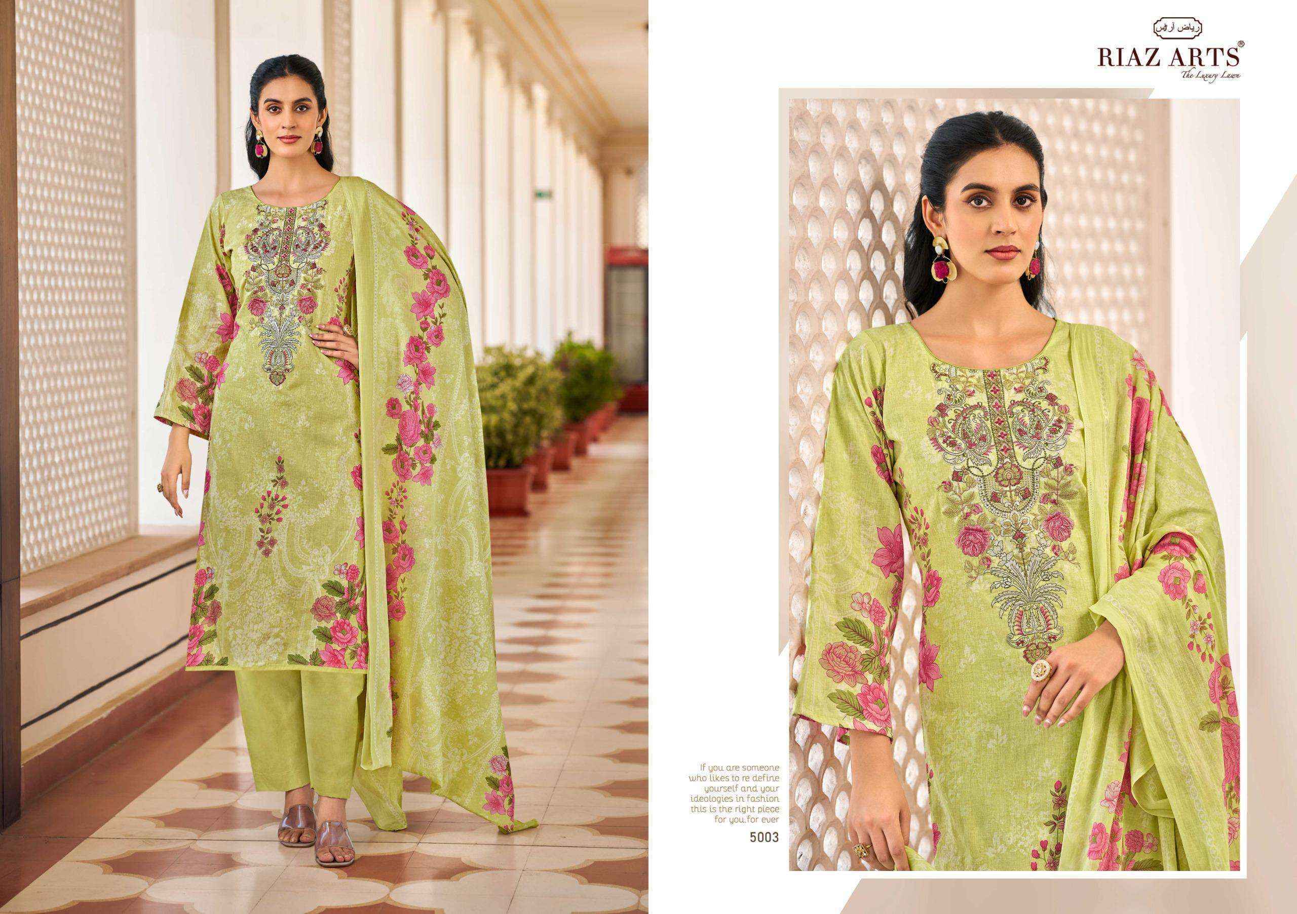 Riaz Arts Musafir Vol 28 Wholesale Lawn Cotton Dress Material ( 4 pcs Catalogue