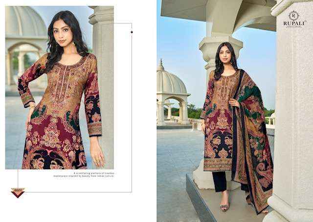Rupali Fashion Adhitri Musline Salwar Kameez Wholesale Rate ( 4 Pcs Catalog )