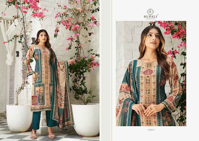 Rupali Fashion Anvika Viscouse Musline Salwar Kameez Wholesale Rate ( 4 Pcs Catalog )
