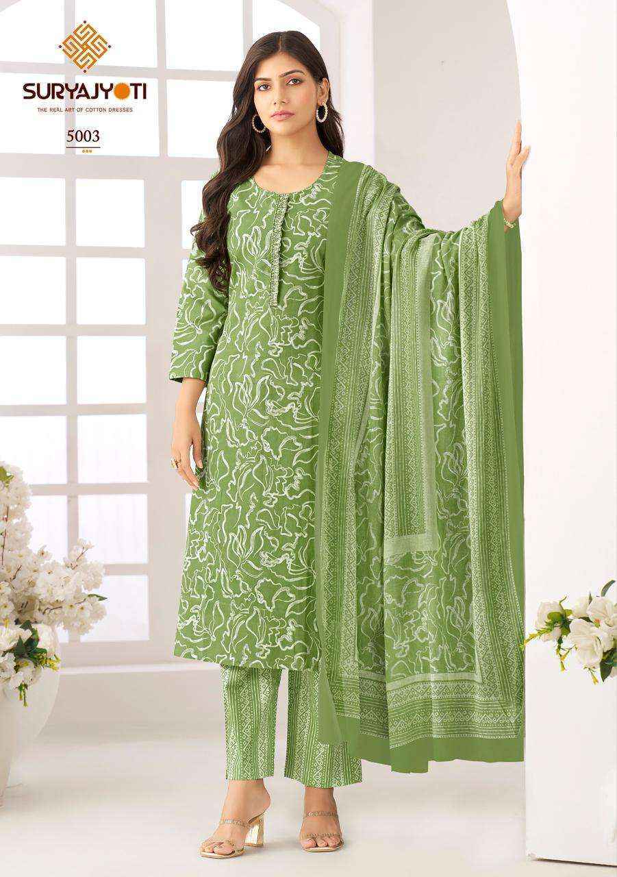 Suryajyoti Ice Look Vol 5 Cotton Dress Material Wholesale Price ( 8 pcs Catalogue