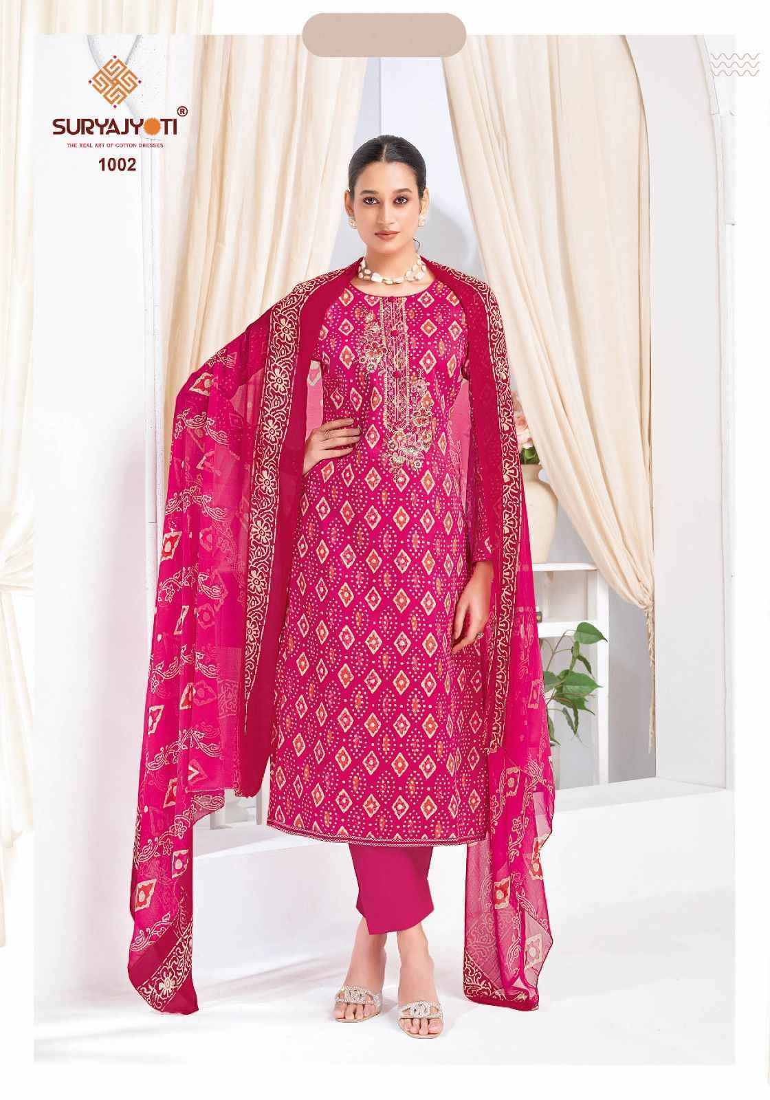 Suryajyoti Kalpana Vol 1 Jam Satin Salwar Kameez Wholesale Rate ( 6 pcs Catalog )