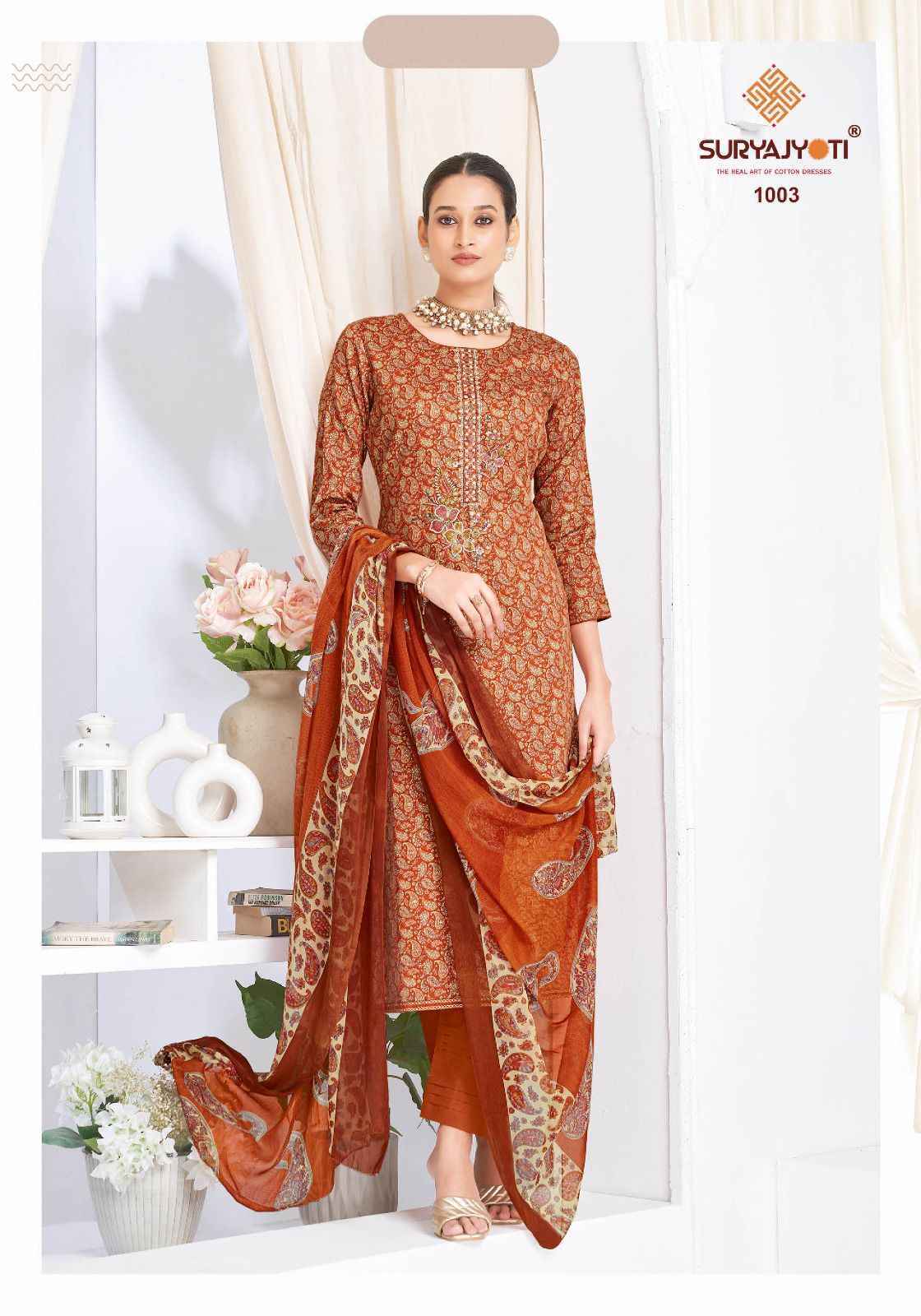Suryajyoti Kalpana Vol 1 Jam Satin Salwar Kameez Wholesale Rate ( 6 pcs Catalog )