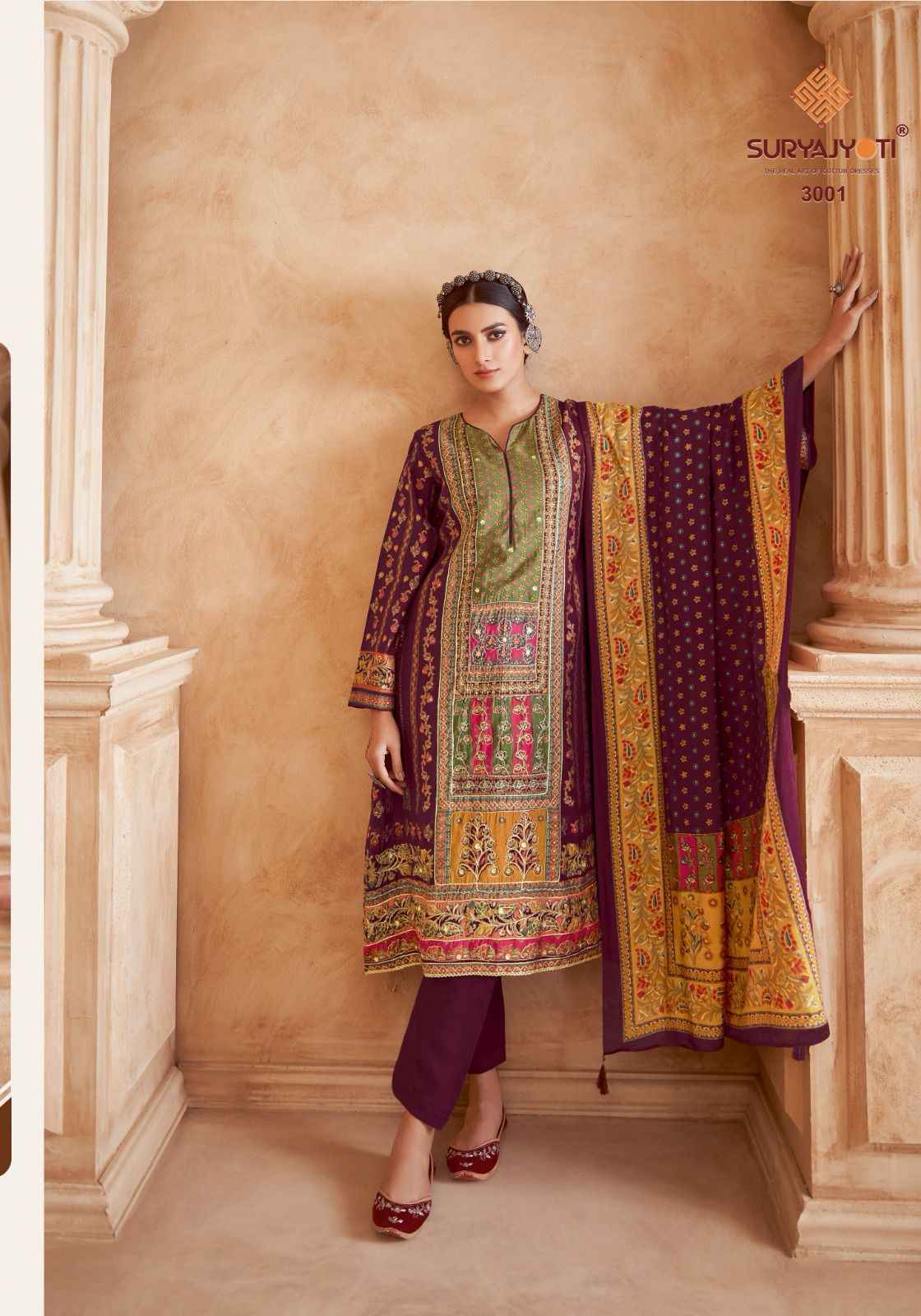 Suryajyoti Kanchan Vol 3 Modal Dress Material Surat Market (6 pcs Catalogue