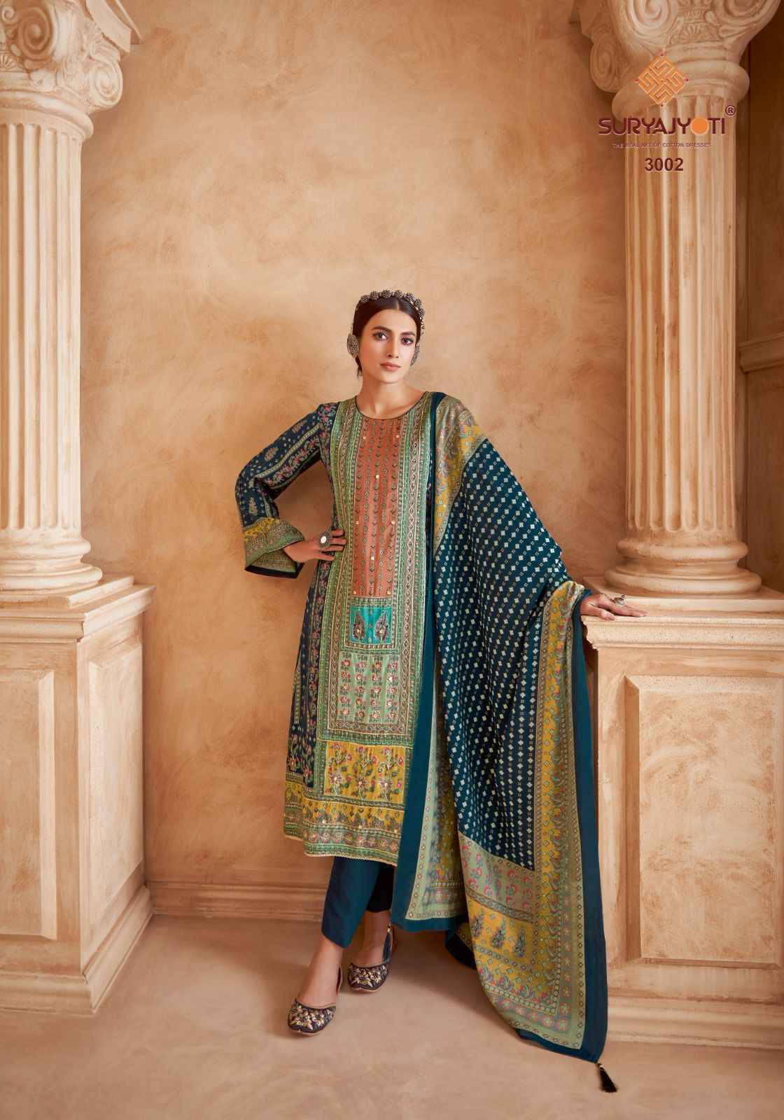 Suryajyoti Kanchan Vol 3 Modal Dress Material Surat Market (6 pcs Catalogue