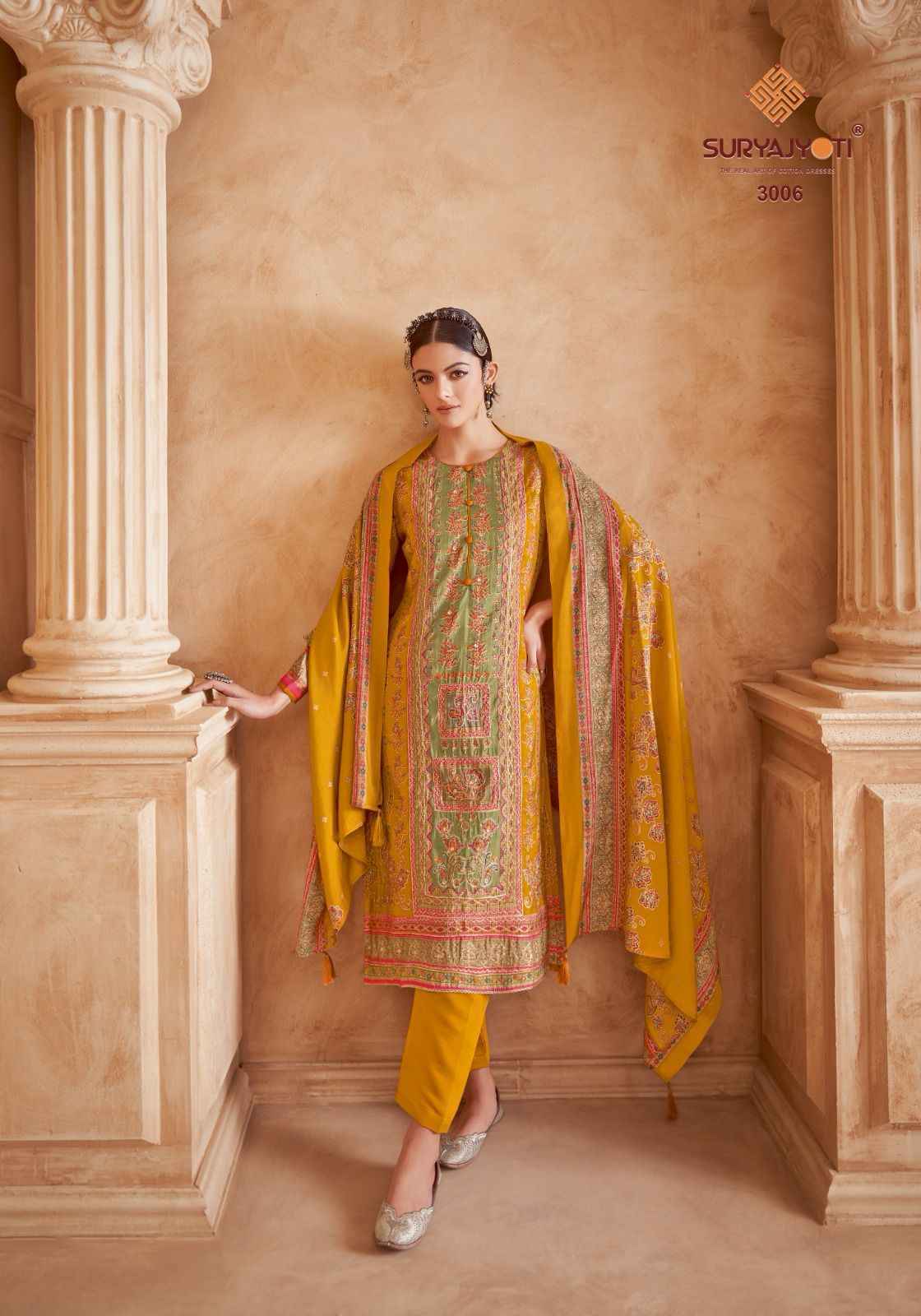 Suryajyoti Kanchan Vol 3 Modal Dress Material Surat Market (6 pcs Catalogue