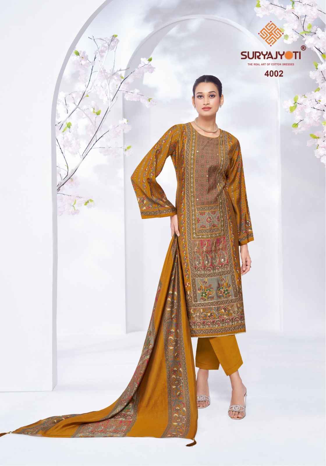 Suryajyoti Kanchan Vol 4 Modal Dress Material Wholesale Surat ( 6 pcs Catalogue