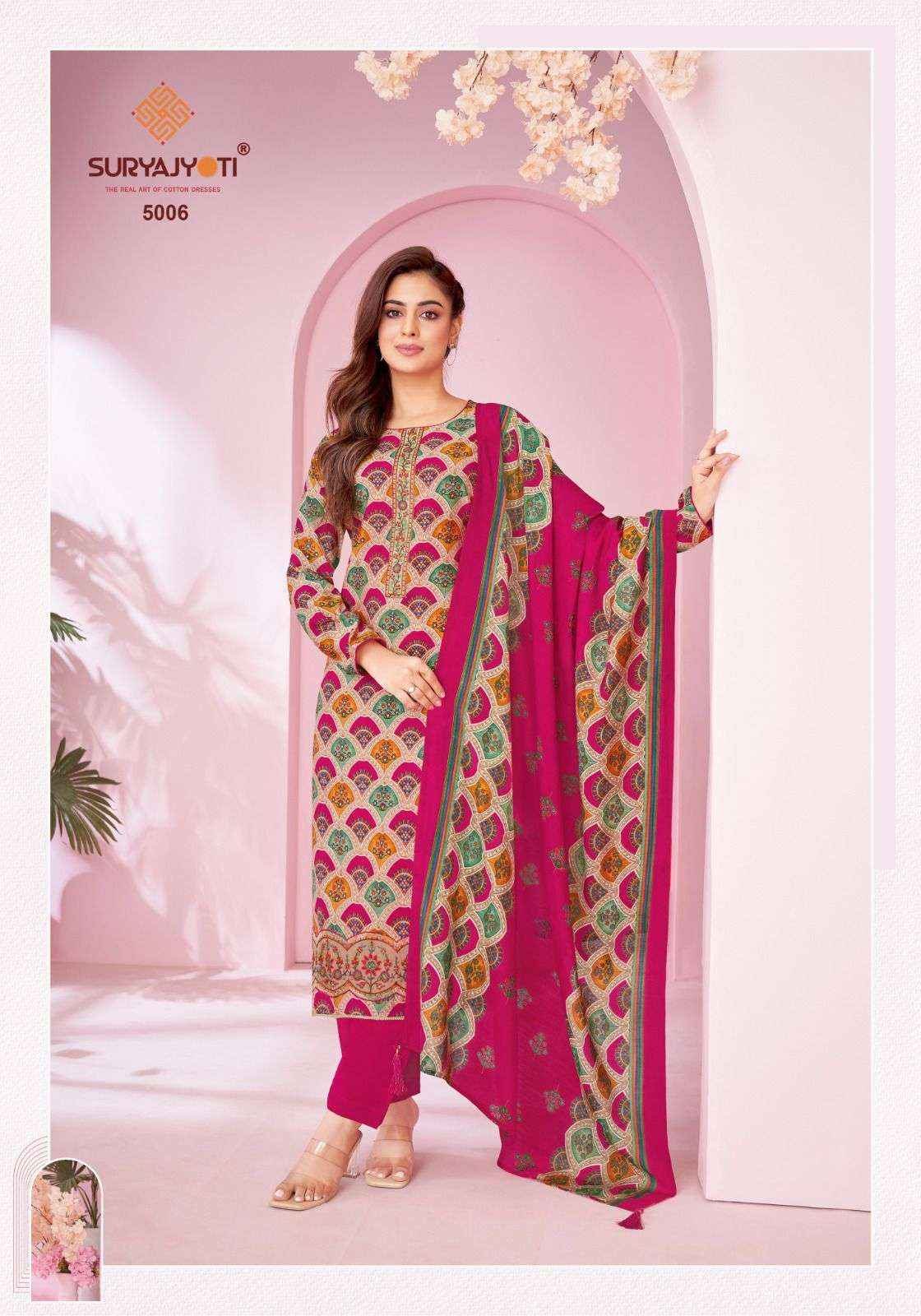 Suryajyoti Kanika Vol 5 Wholesale Modal Dress Material ( 6 pcs Catalogue
