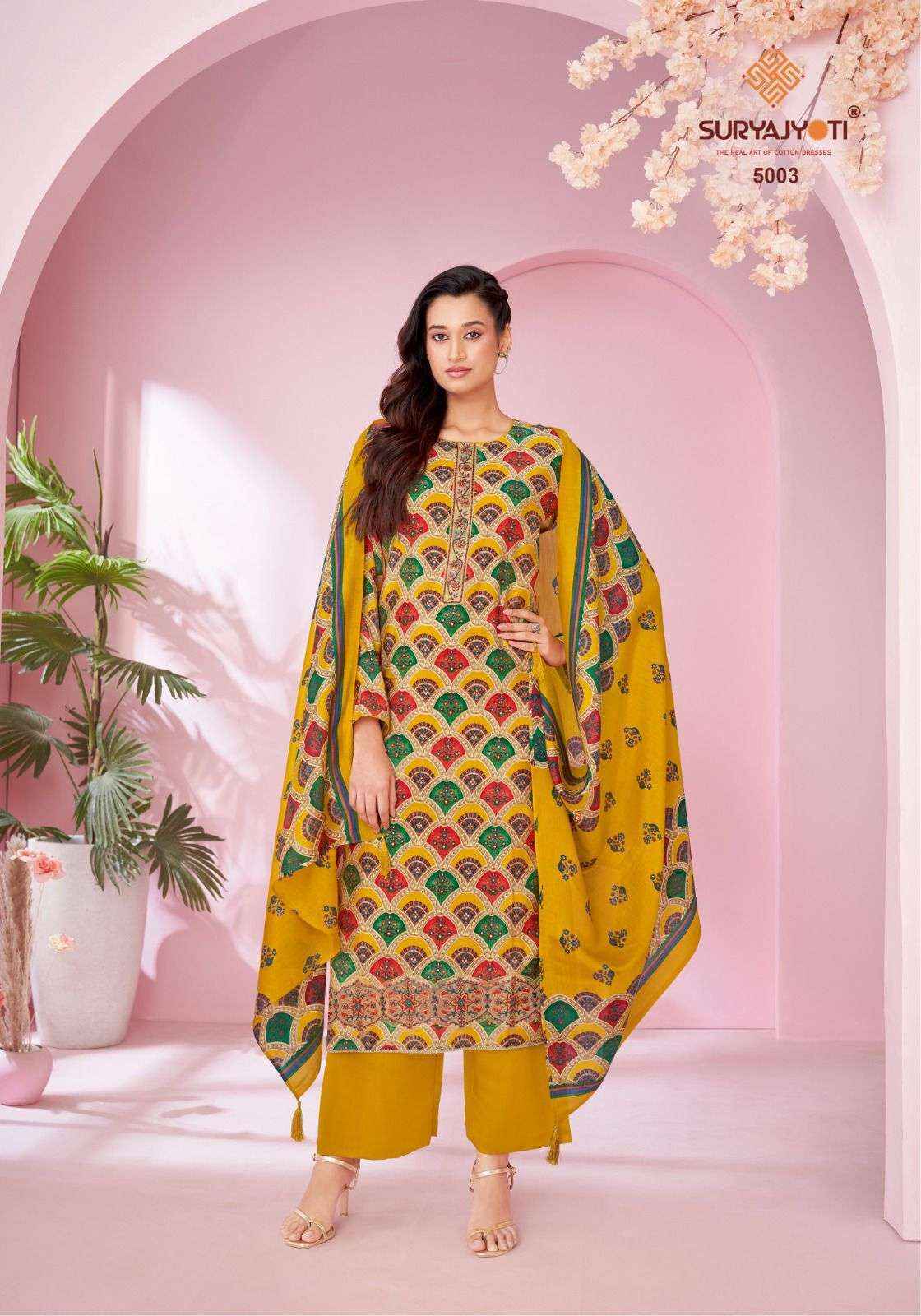 Suryajyoti Kanika Vol 5 Wholesale Modal Dress Material ( 6 pcs Catalogue