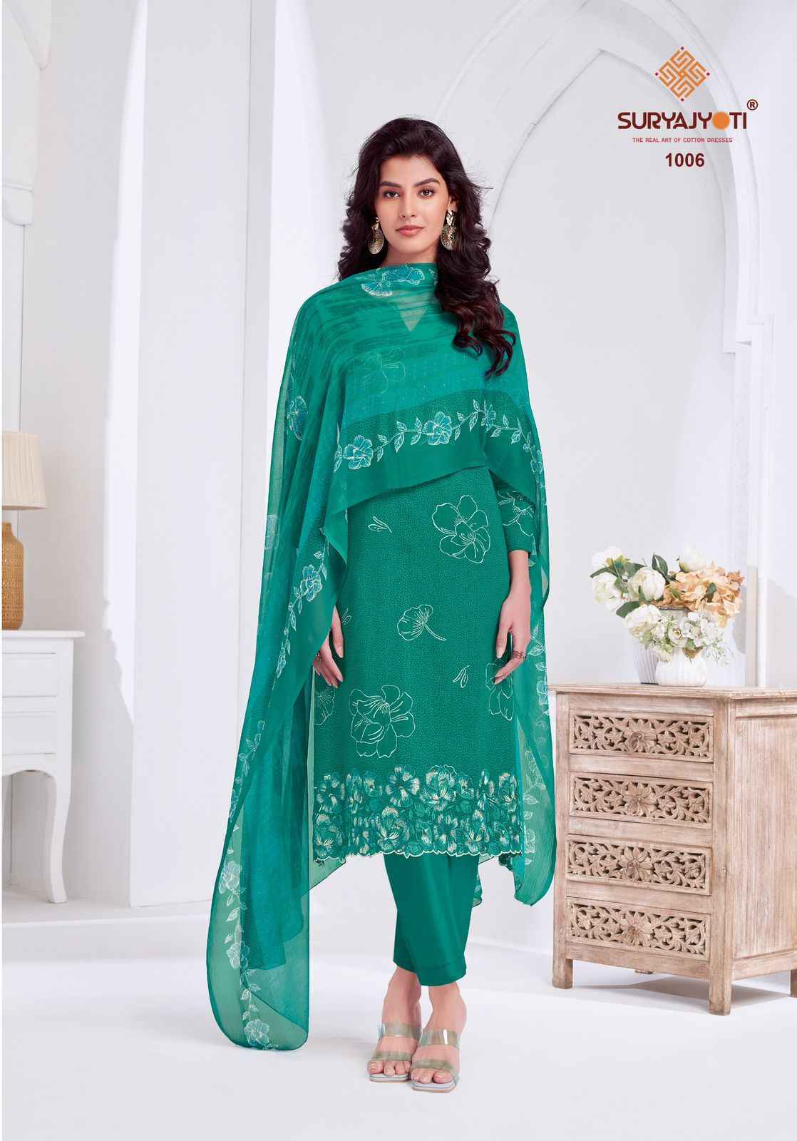 Suryajyoti Kashya Vol 1 Lawn Dress Material Wholesale Surat ( 8 Pc Catalouge )