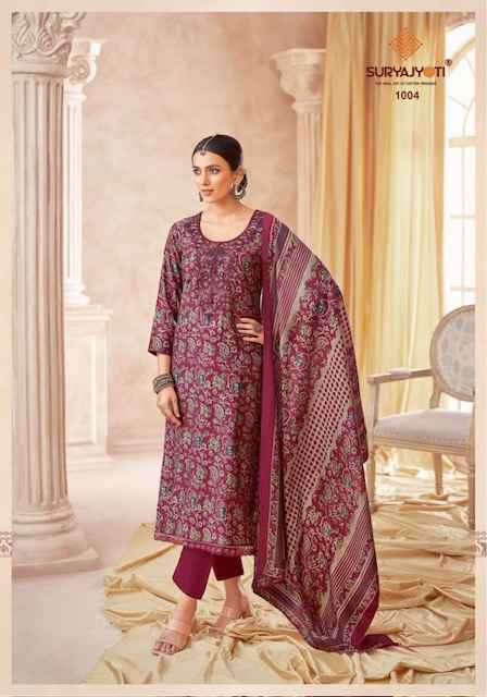 Suryajyoti Kesha Vol 1 Modal Dress Material NEW CATALOG WHOLESALE ( 6 pcs Catalogue