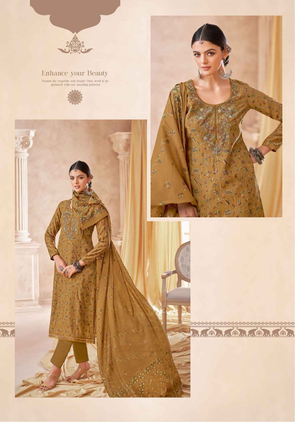 Suryajyoti Kesha Vol 1 Modal Dress Material NEW CATALOG WHOLESALE ( 6 pcs Catalogue