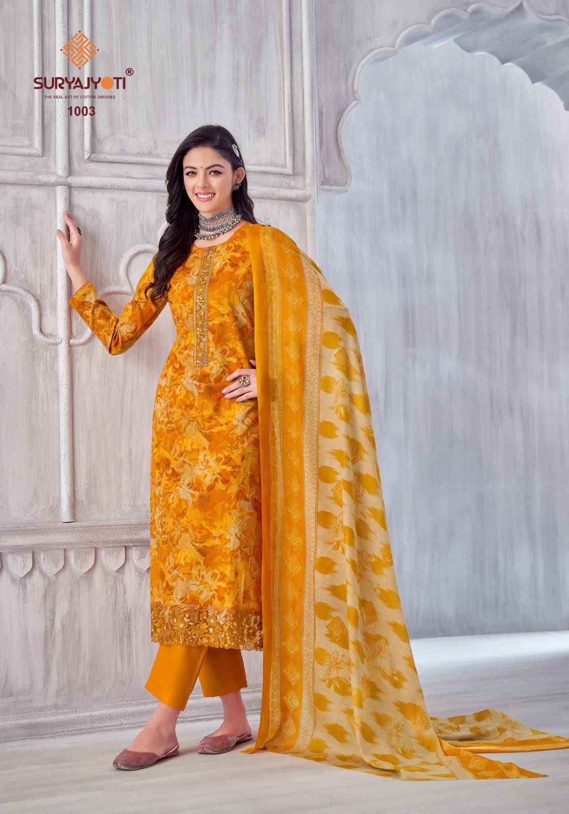 Suryajyoti Kia Vol 1 Lawn Cotton Dress Material Wholesale Bazaar ( 8 pcs Catalogue
