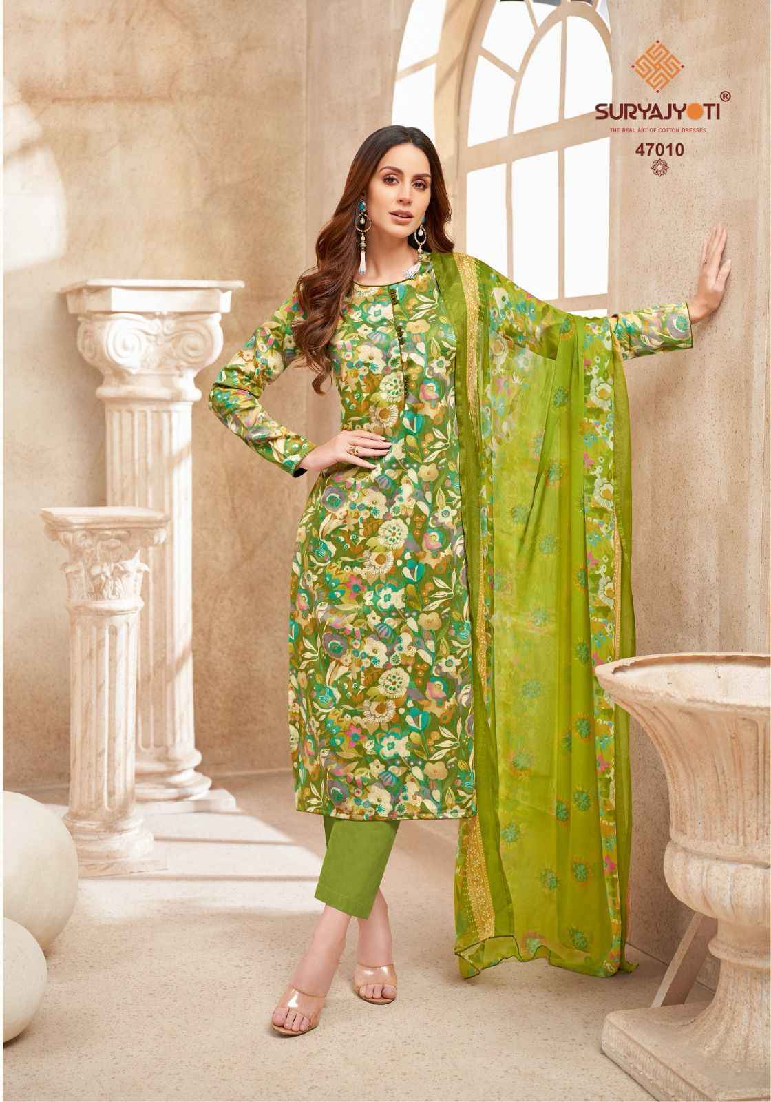 Suryajyoti Naishaa Vol 47 Wholesale Jam Satin Dress Material ( 10 pcs Catalogue