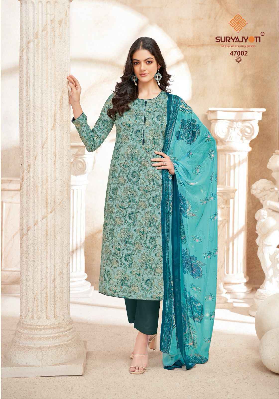 Suryajyoti Naishaa Vol 47 Wholesale Jam Satin Dress Material ( 10 pcs Catalogue