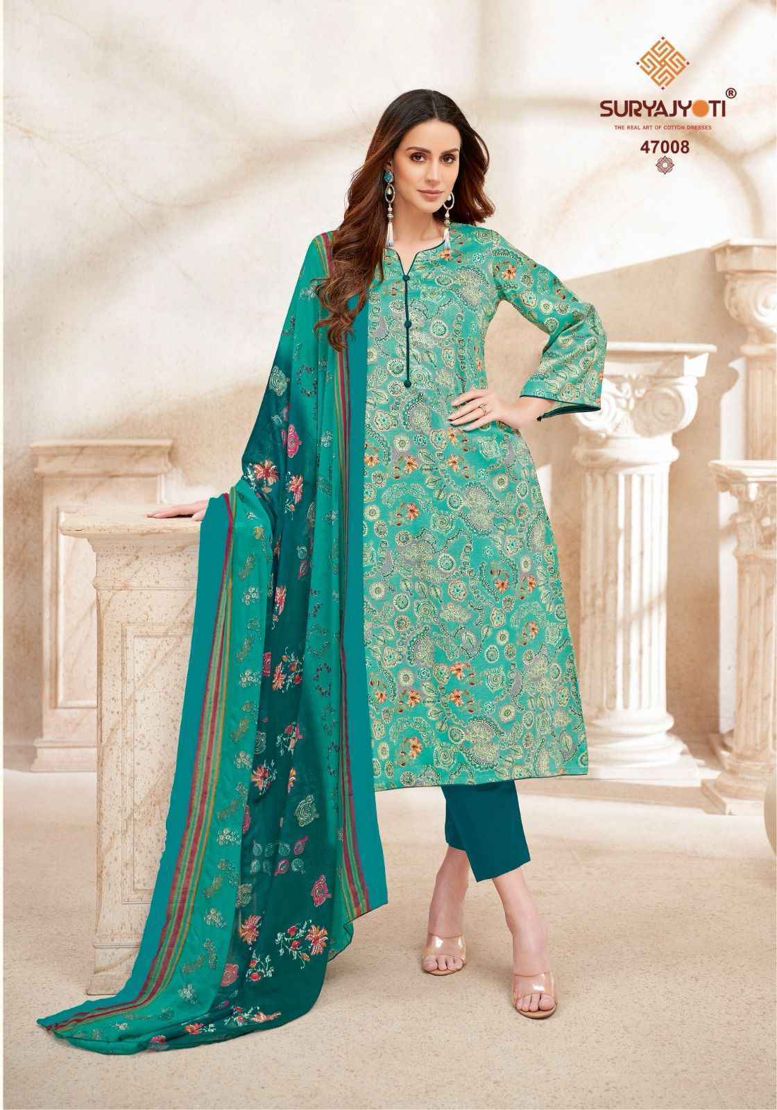 Suryajyoti Naishaa Vol 47 Wholesale Jam Satin Dress Material ( 10 pcs Catalogue