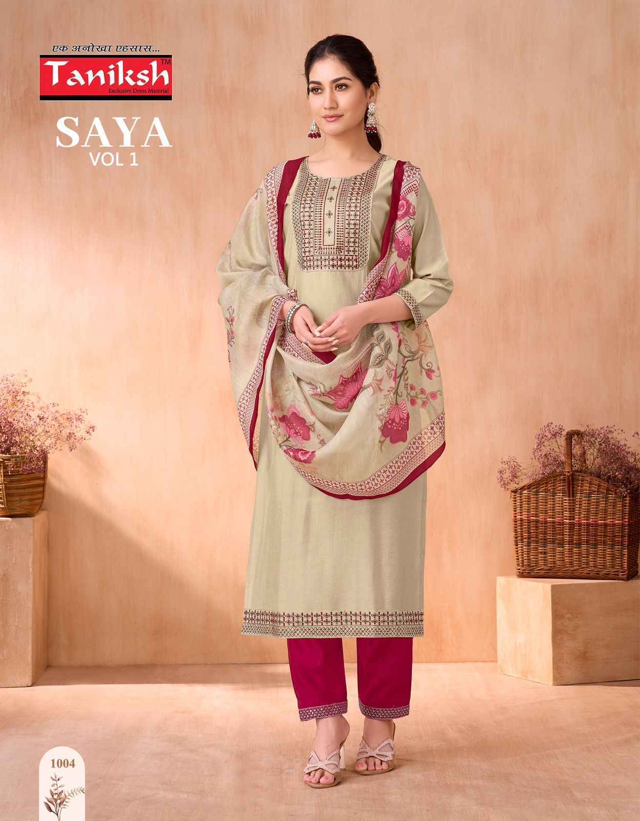 Taniksh Saya Vol 1 Vertical Kurti Combo Set Wholesale Rate ( 8 Pcs Catalog )