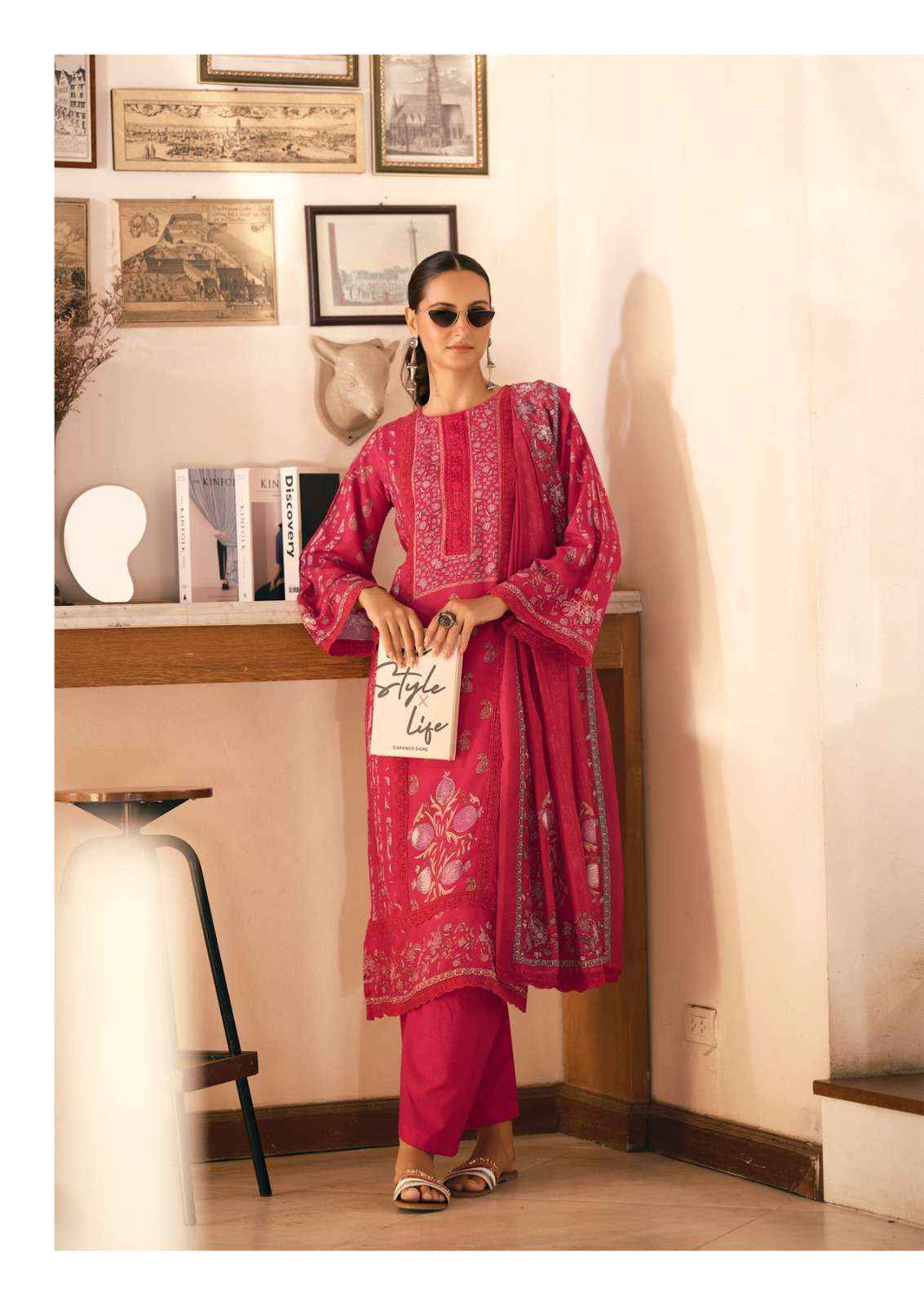 The Hermitage Shop Bagh Edition 3 Lawn Cotton Salwar Kameez Wholesale Rate ( 6 Pcs Catalog )