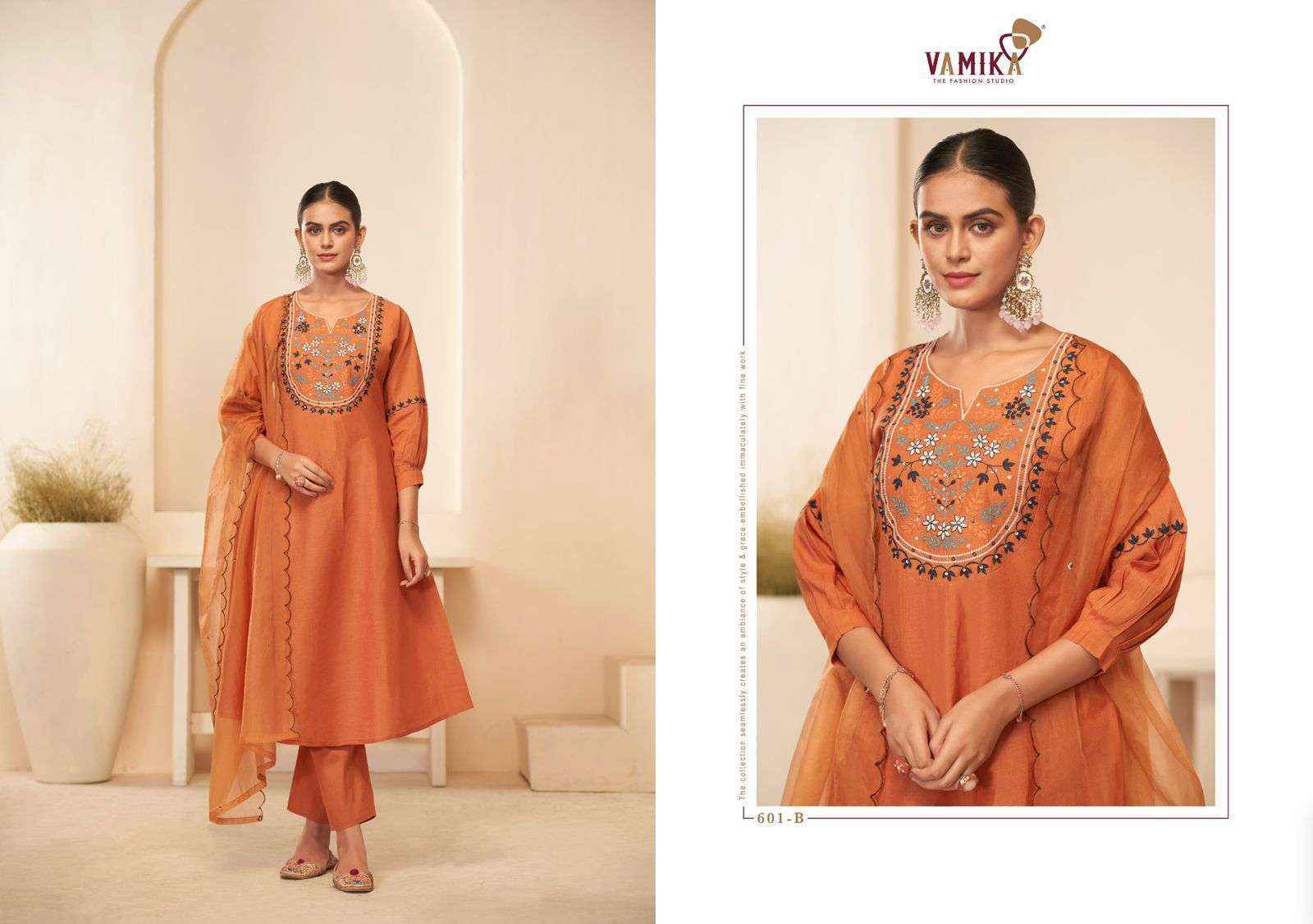 Vamika Rasmalai Vol 1 Wholesale Readymade Cambric Suits ( 4 pcs Catalogue