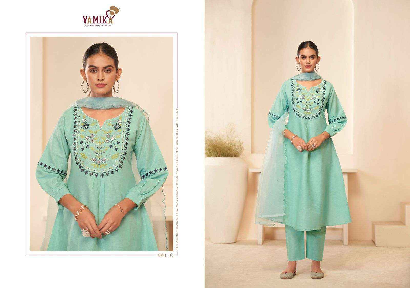 Vamika Rasmalai Vol 1 Wholesale Readymade Cambric Suits ( 4 pcs Catalogue
