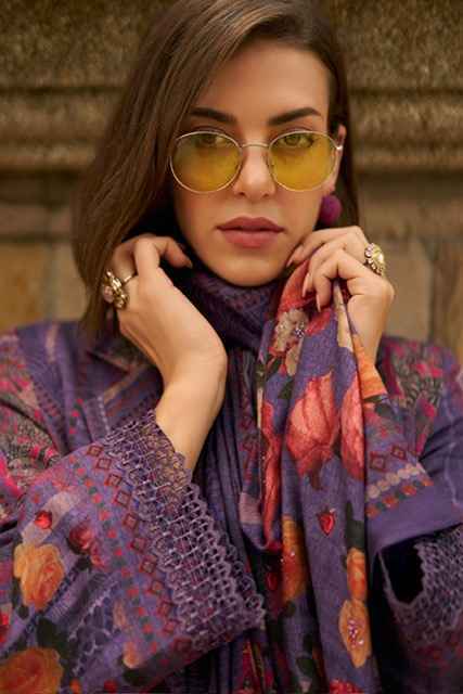 Varsha Blossom Aura Viscouse Pashmina Salwar Suit Wholesale Rate ( 4 Pcs Catalog )