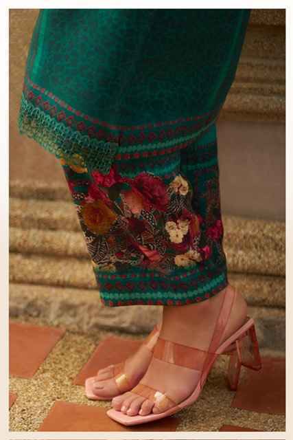 Varsha Blossom Aura Viscouse Pashmina Salwar Suit Wholesale Rate ( 4 Pcs Catalog )