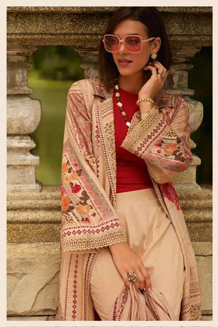 Varsha Blossom Aura Viscouse Pashmina Salwar Suit Wholesale Rate ( 4 Pcs Catalog )
