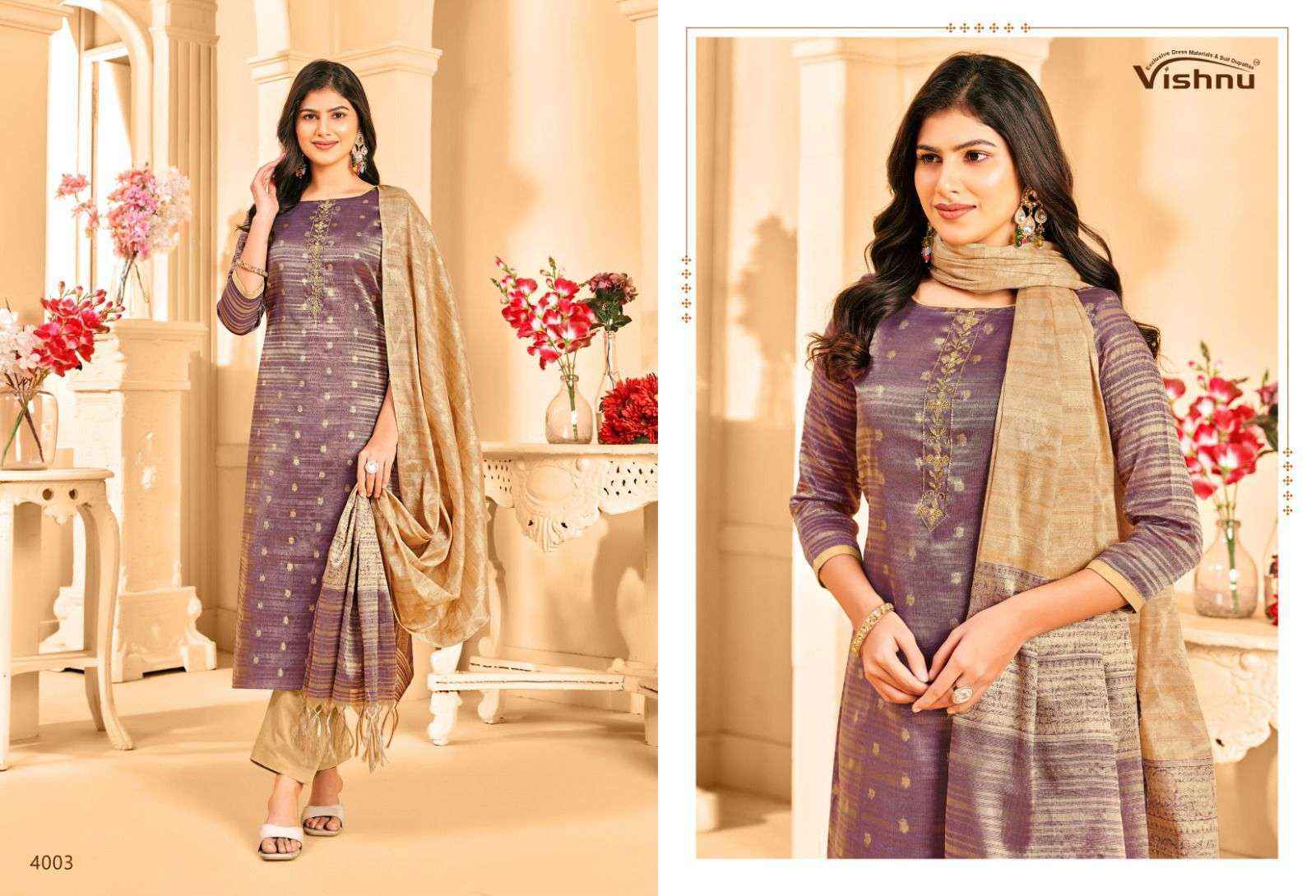 Vishnu Khanak Silk Salwar Kameez Wholesale Rate ( 10 Pcs Catalog )