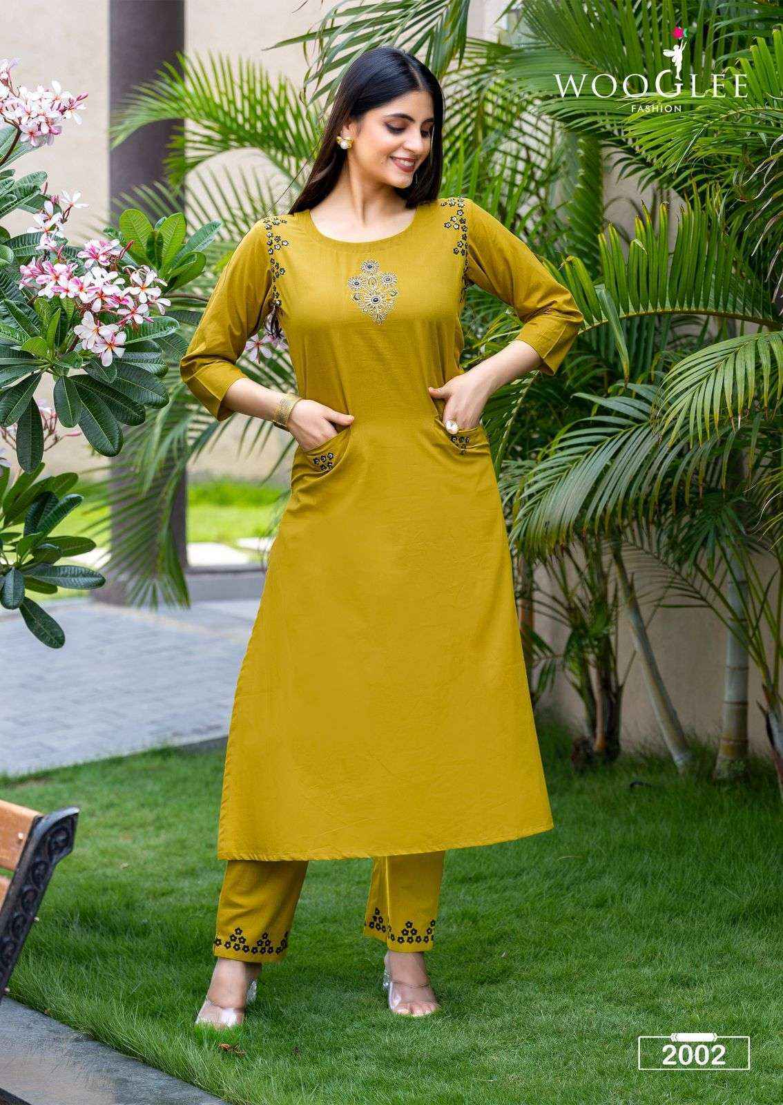 Wooglee Malvika Cotton Kurti With Bottom Wholesale Price ( 6 pcs Catalogue