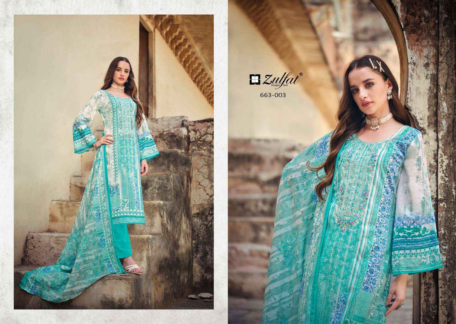 Zulfat Gulnaaz Vol 5 Cotton Dress Material New Catalog ( 8 pcs Catalogue