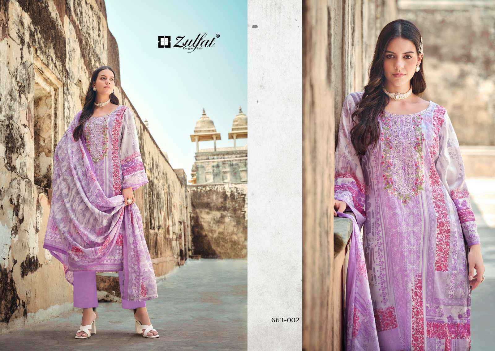 Zulfat Gulnaaz Vol 5 Cotton Dress Material New Catalog ( 8 pcs Catalogue