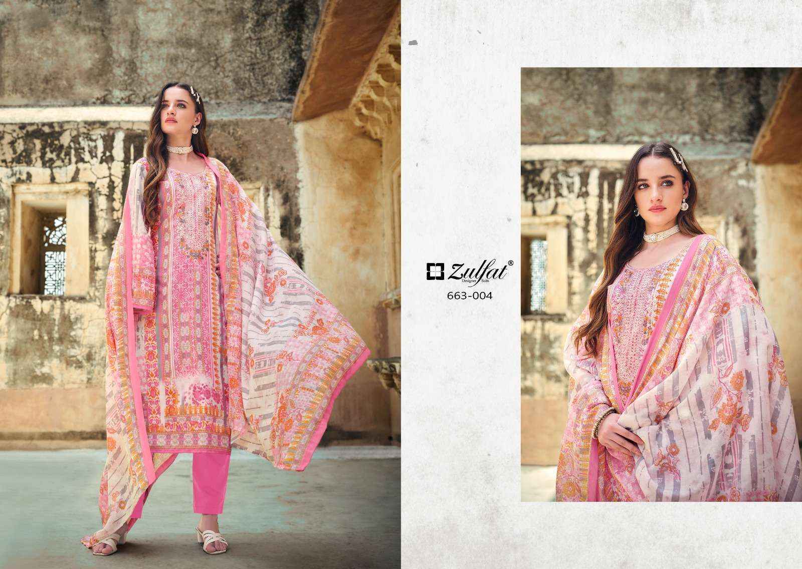 Zulfat Gulnaaz Vol 5 Cotton Dress Material New Catalog ( 8 pcs Catalogue