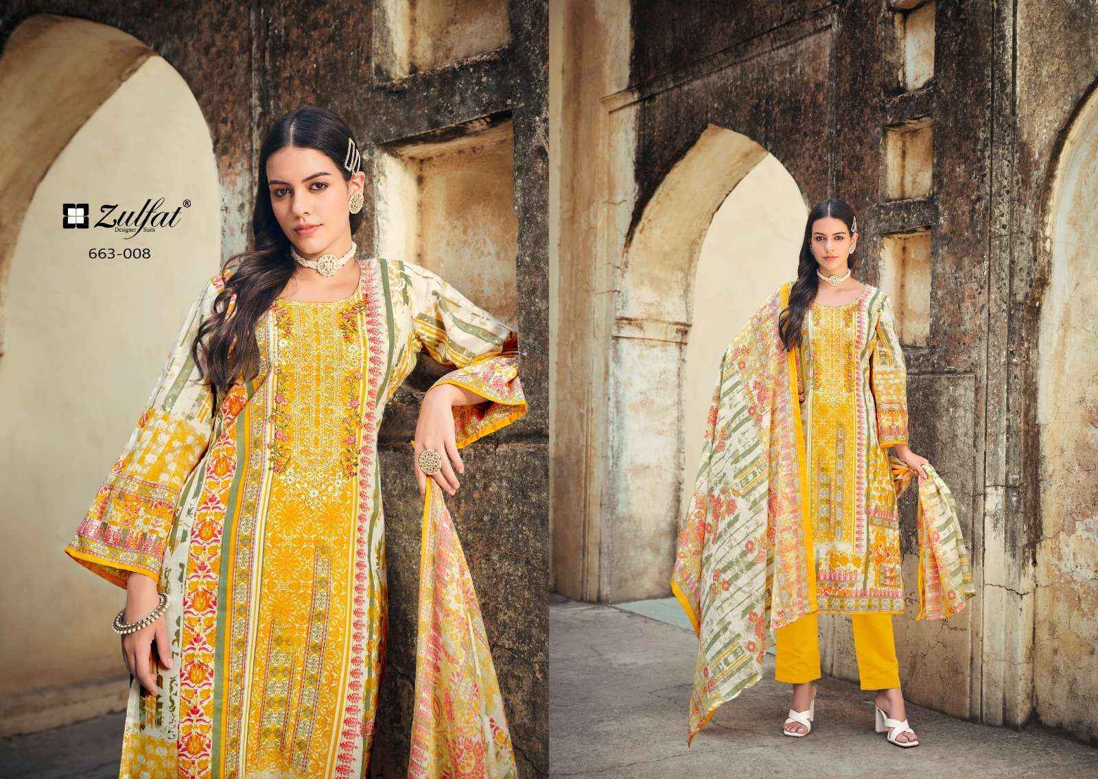 Zulfat Gulnaaz Vol 5 Cotton Dress Material New Catalog ( 8 pcs Catalogue
